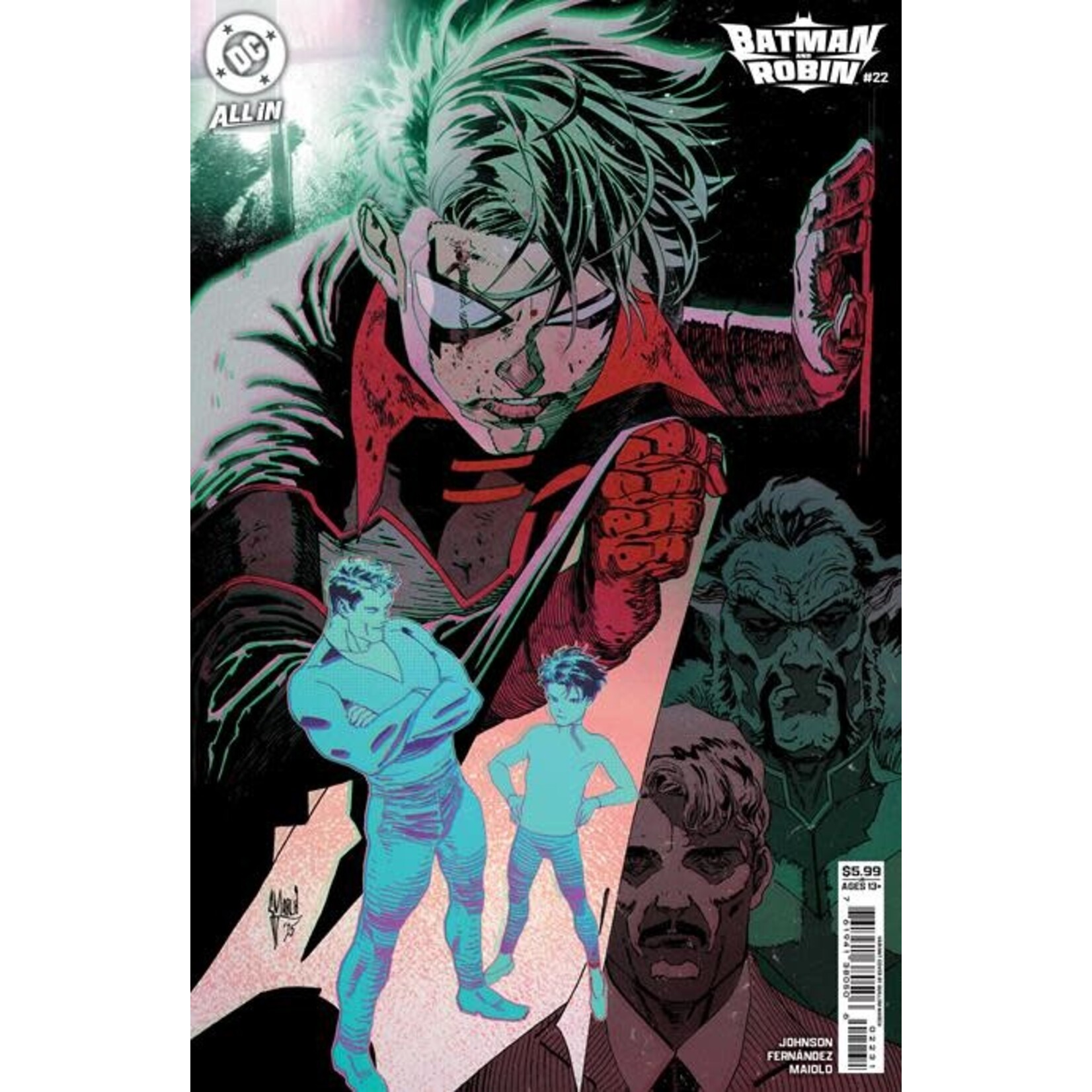 DC Comics Batman And Robin #22 Cvr C Guillem March Card Stock Var