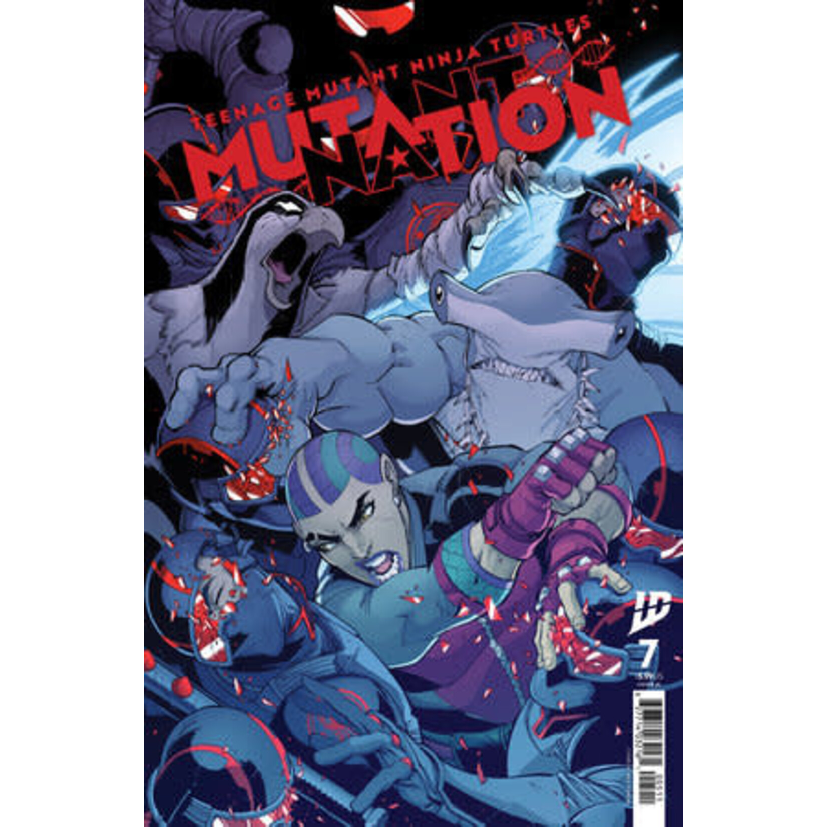 IDW Publishing Teenage Mutant Ninja Turtles Mutant Nation #7 1:10 Variant Dunbar