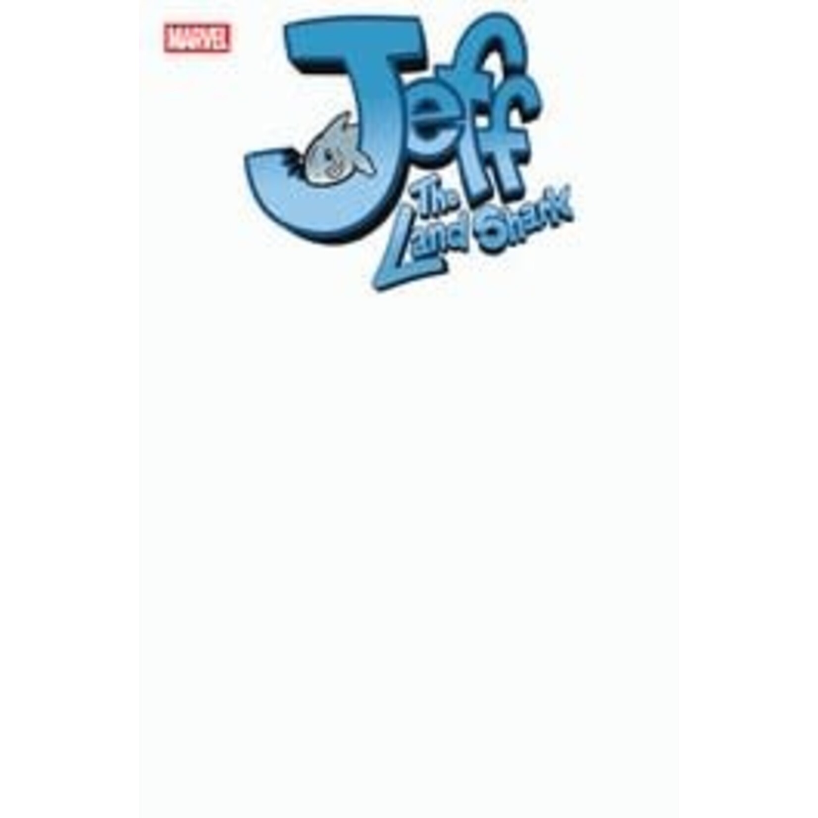 Marvel Comics Jeff The Land Shark #1 Blank Cover Variant