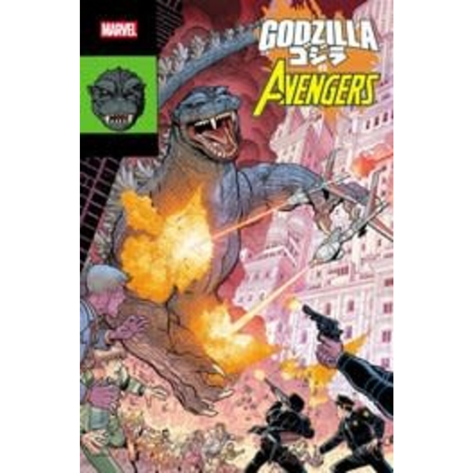Marvel Comics Godzilla Vs Avengers #1 Nick Bradshaw Monster Homage Variant