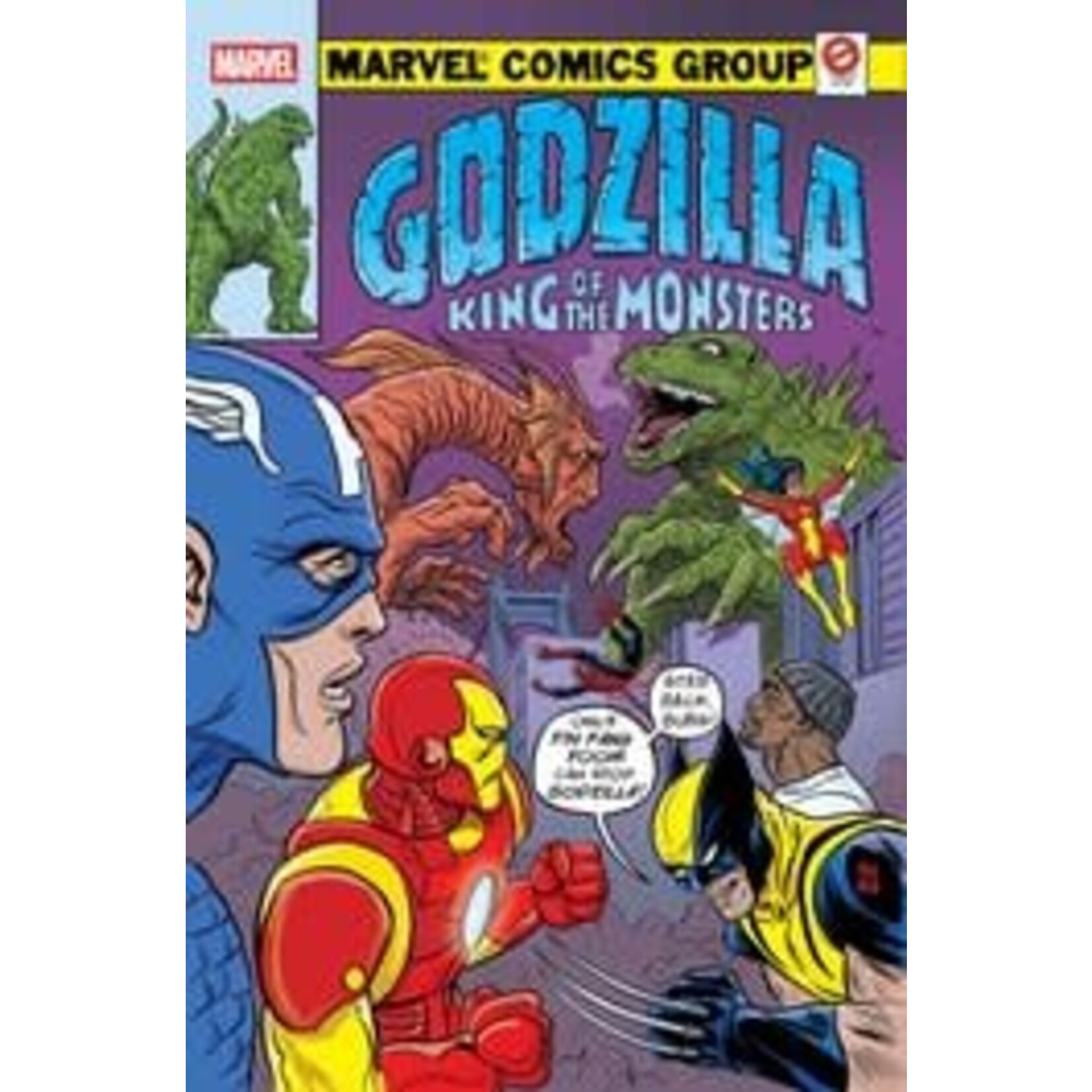 Marvel Comics Godzilla Vs Avengers #1 Mike Allred Godzilla King Of The Monsters Homage Variant