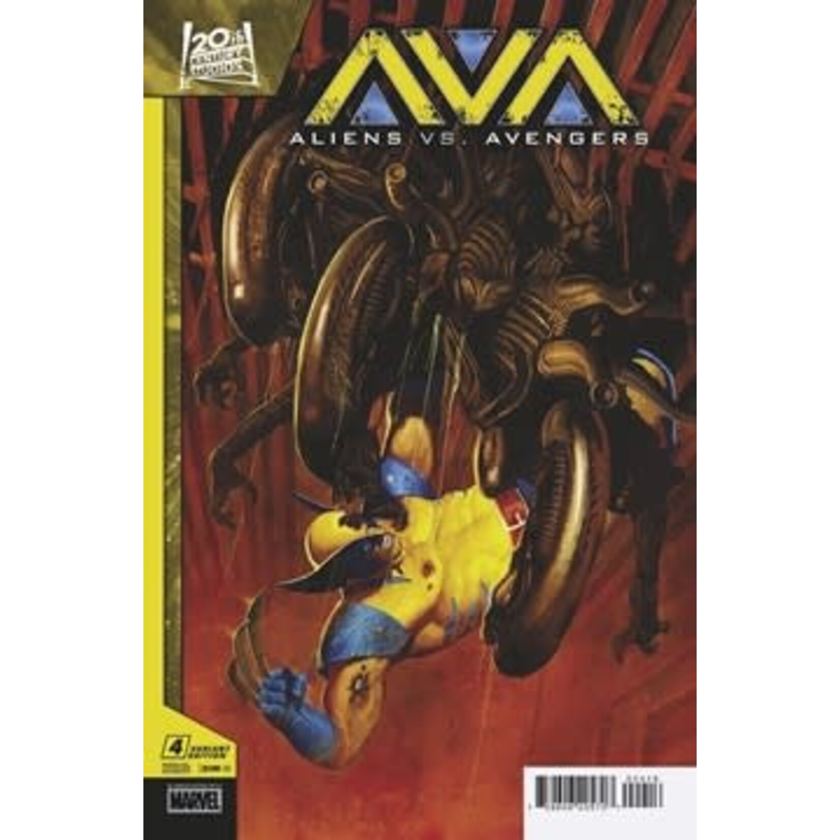 Marvel Comics Aliens Vs Avengers #4 E.M. Gist 1:25 Variant
