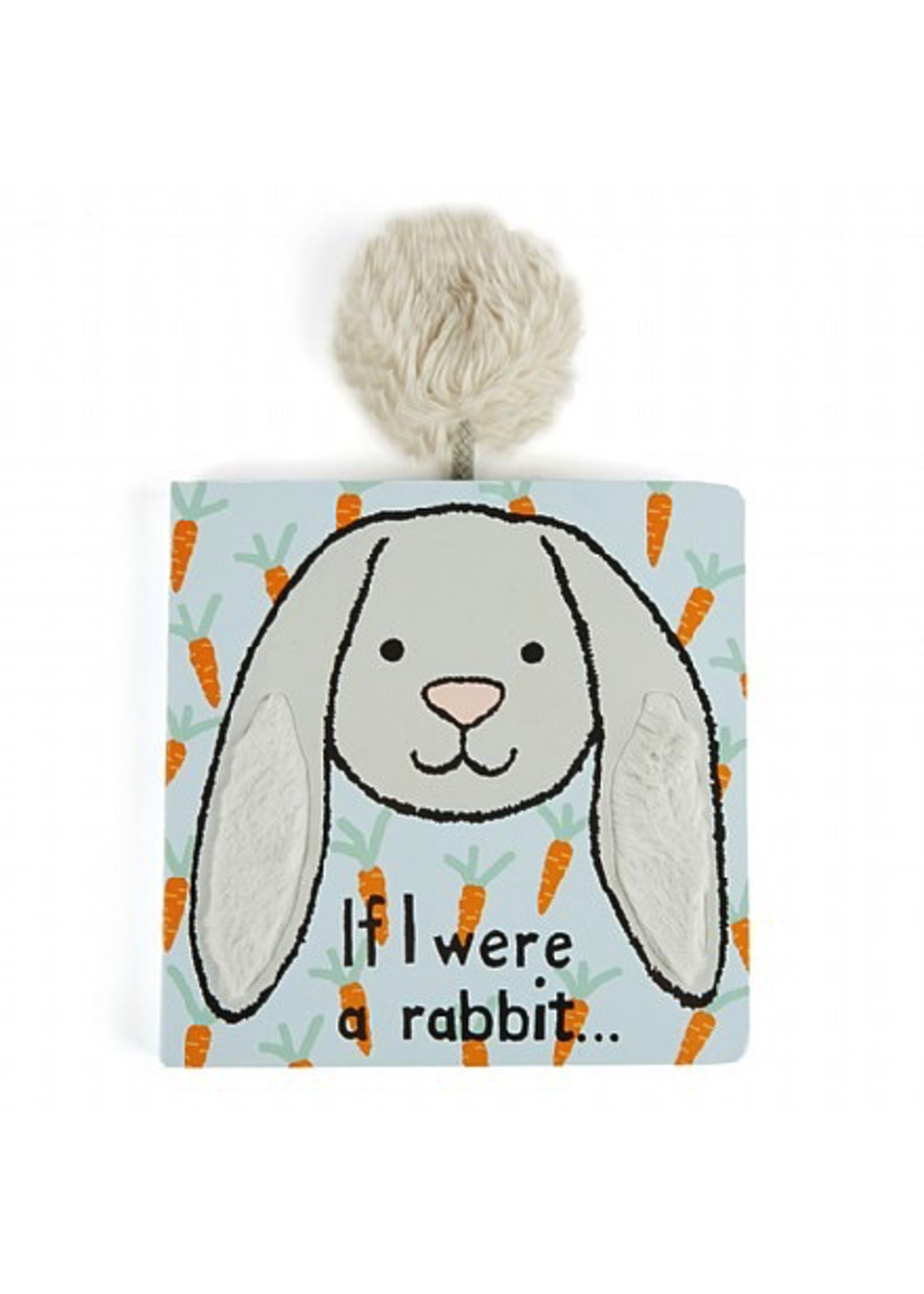 Jellycat If I were a Rabbit Book (Grey)