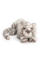 Jellycat Sacha Snow Tiger Little