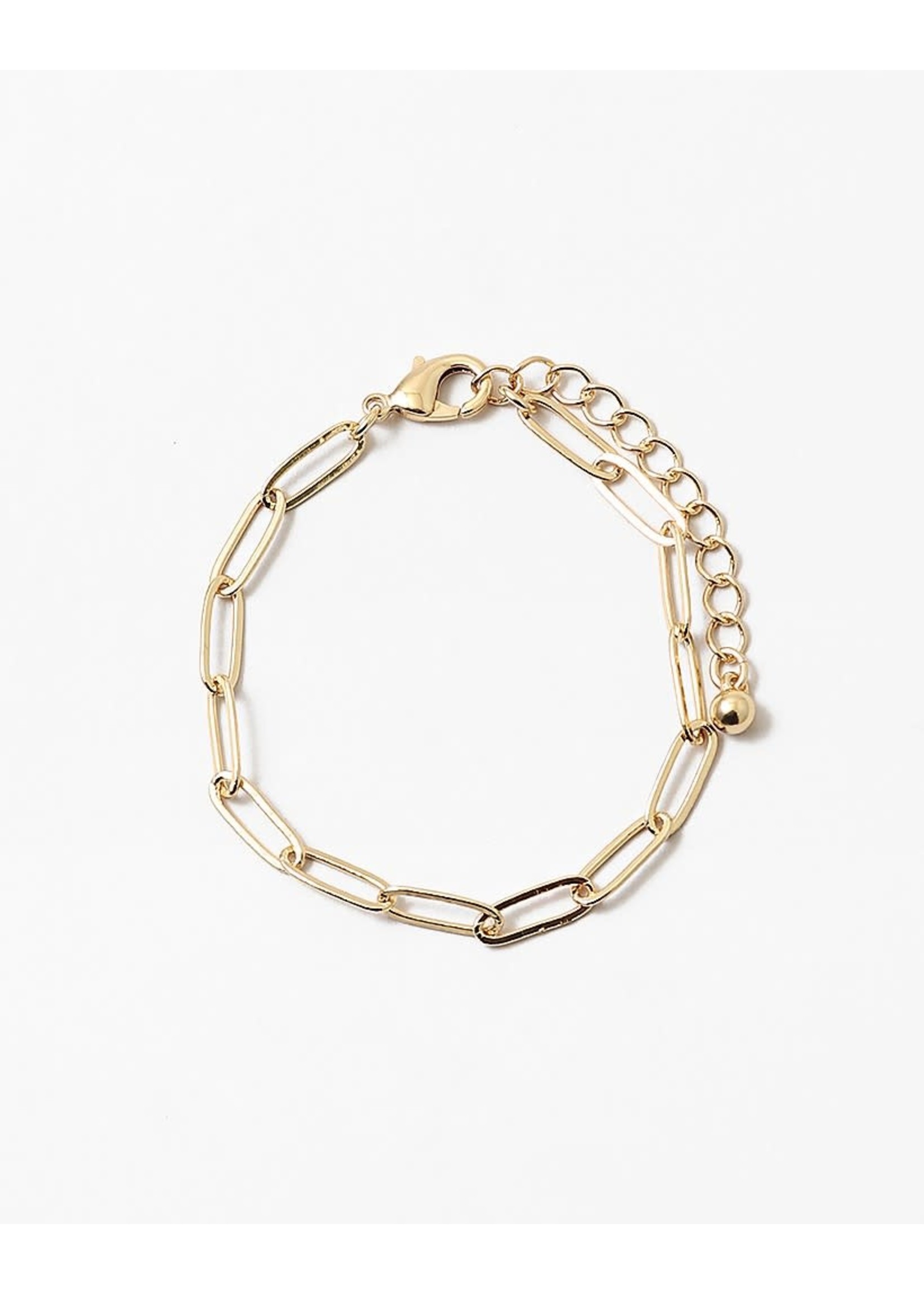 EM & ELLE Paper Clip Bracelet