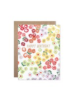 Hartland Brooklyn Birthday Tiny Rainbow Floral w Glitter Foil