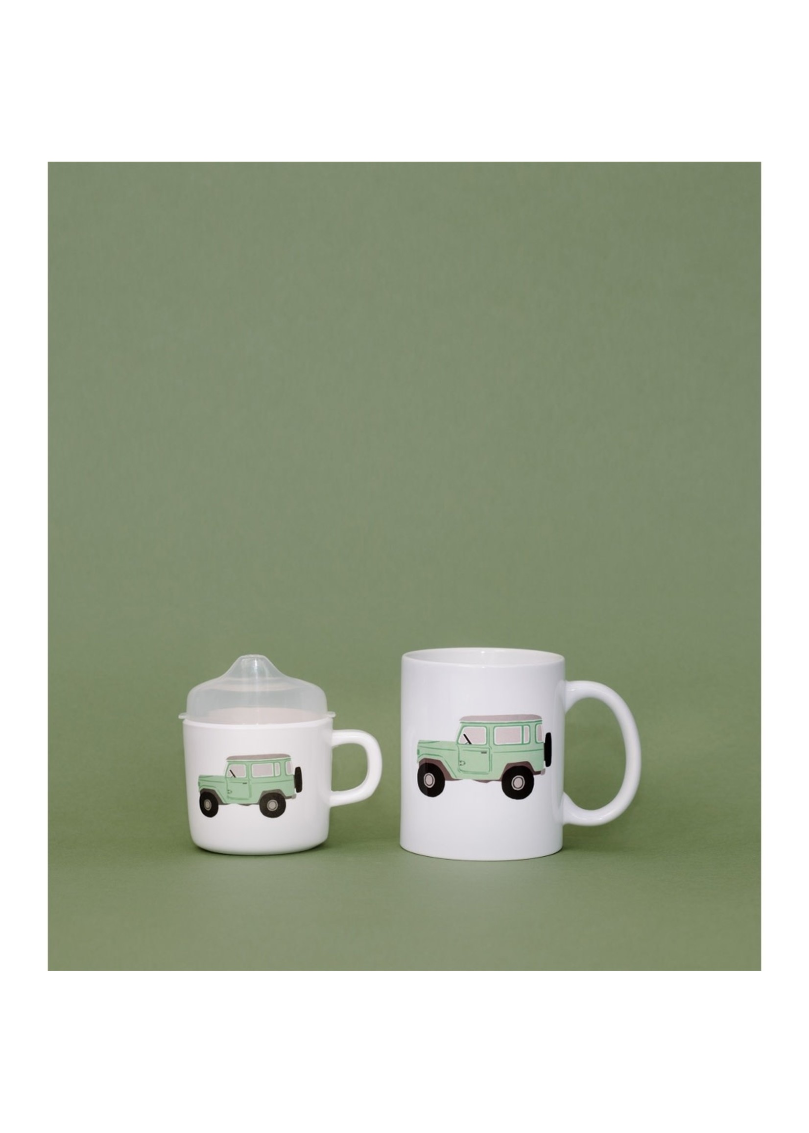 helmsie Vintage Truck Two of a Kind Cup Set