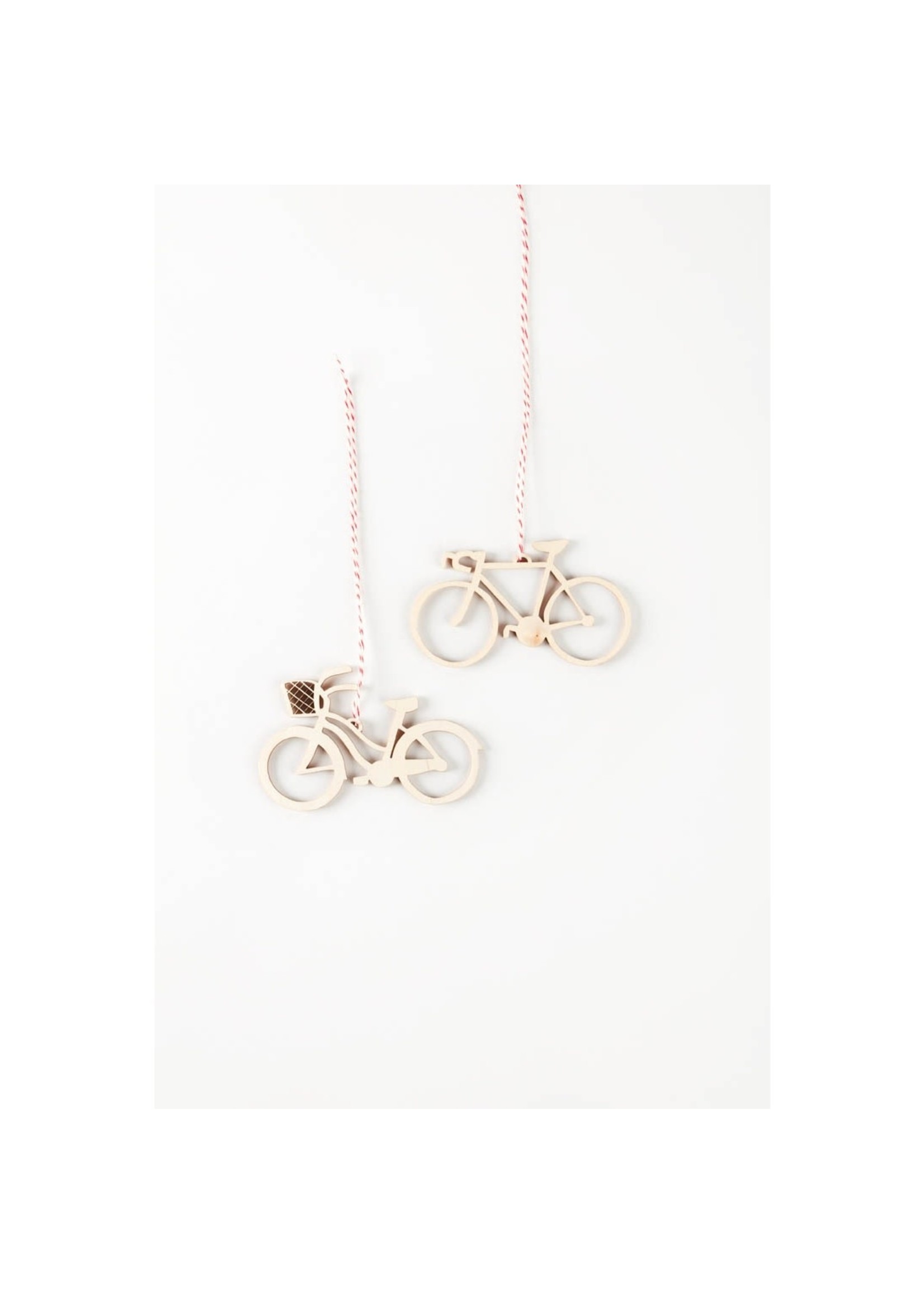 Light + Paper Cruiser and Road Bikes Ornaments