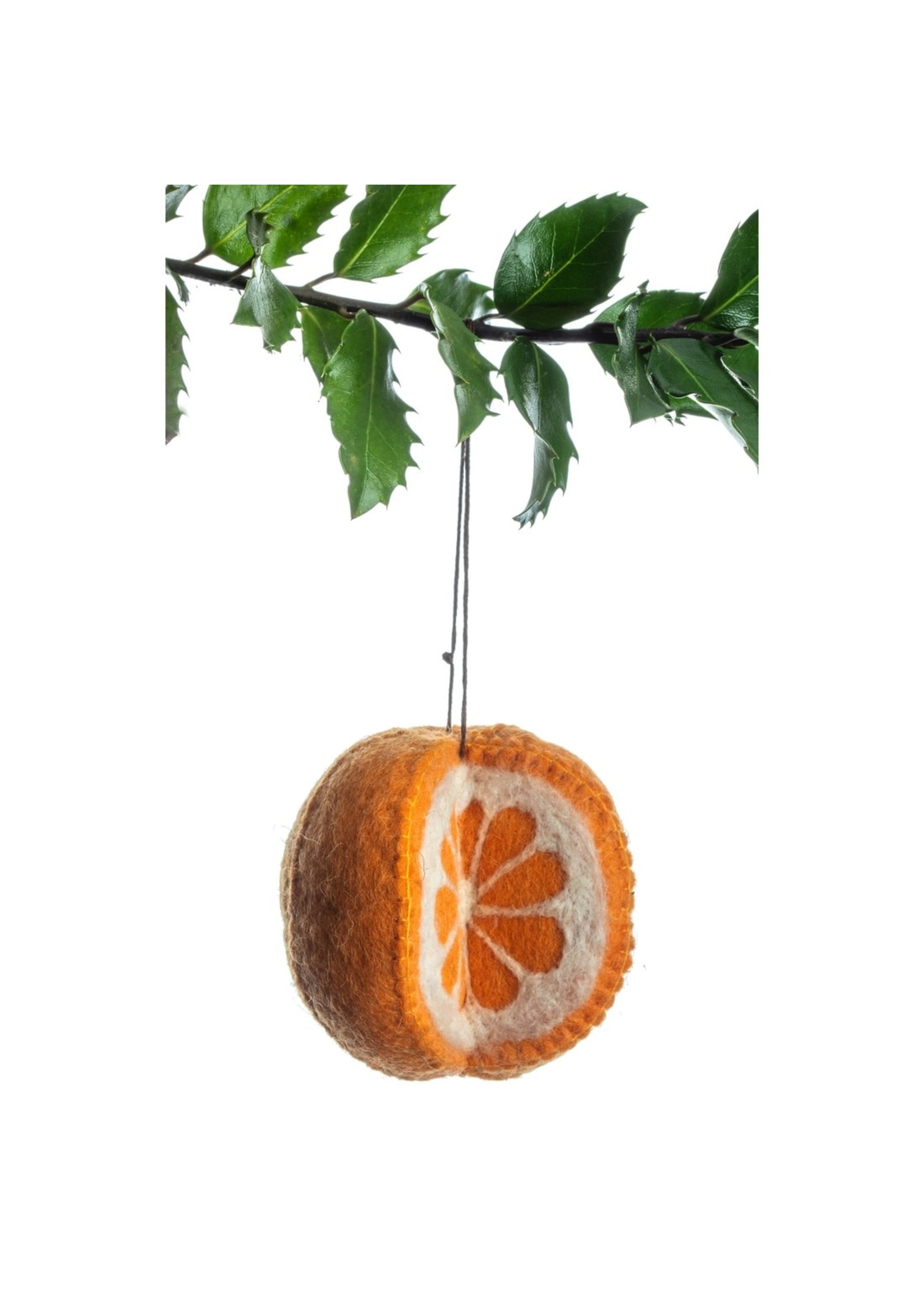 silk road bazaar Orange Ornament