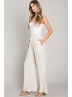 Leave It To Me Pleated Pant - White - THELIFESTYLEDCO Shop