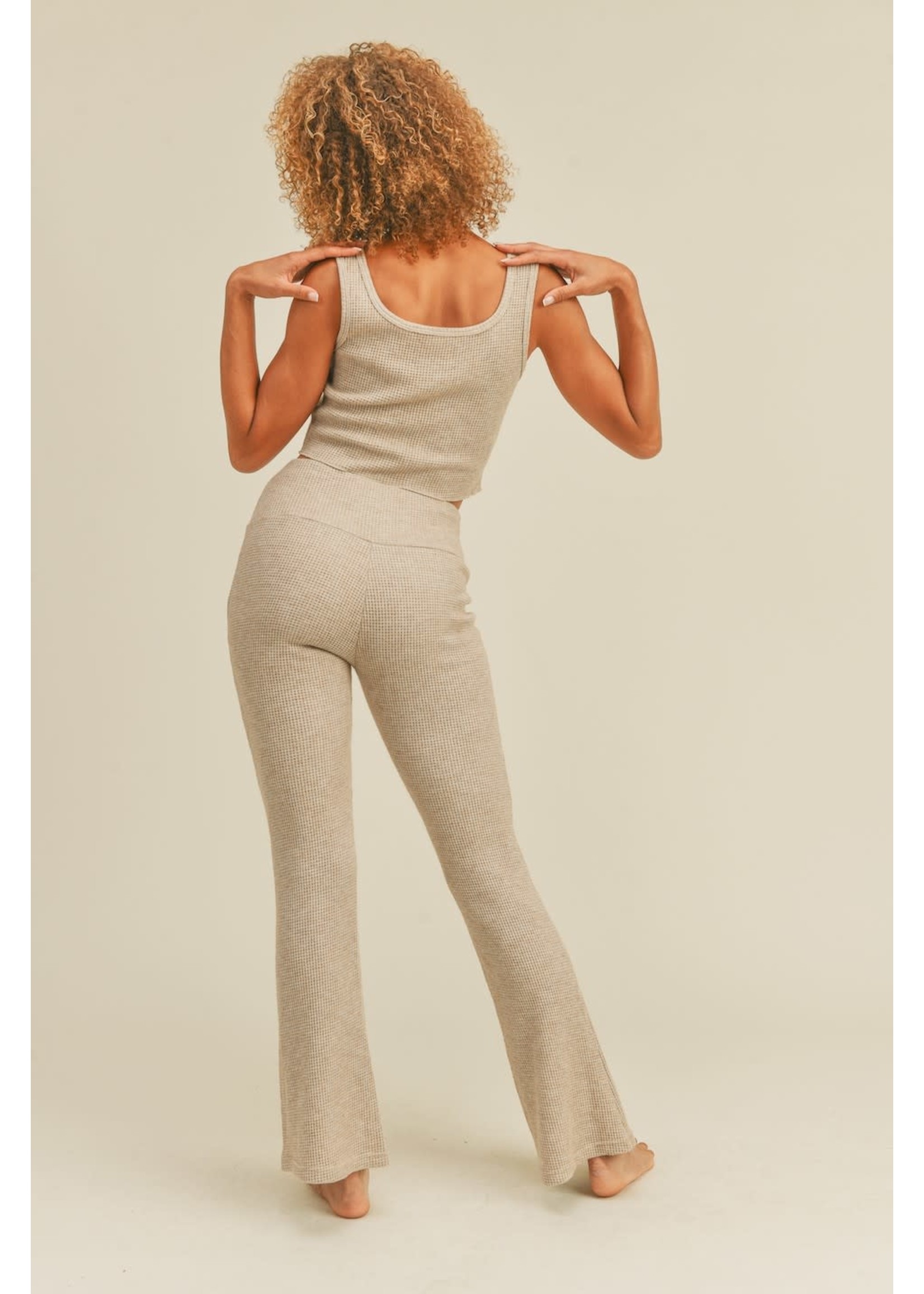 EM & ELLE Powder Waffle Knit Pant