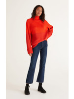Z Supply Poppy Striped Turtleneck Sweater