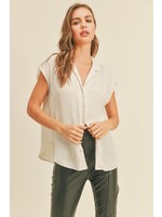 Wild Grace Kearney Cap Sleeve Blouse