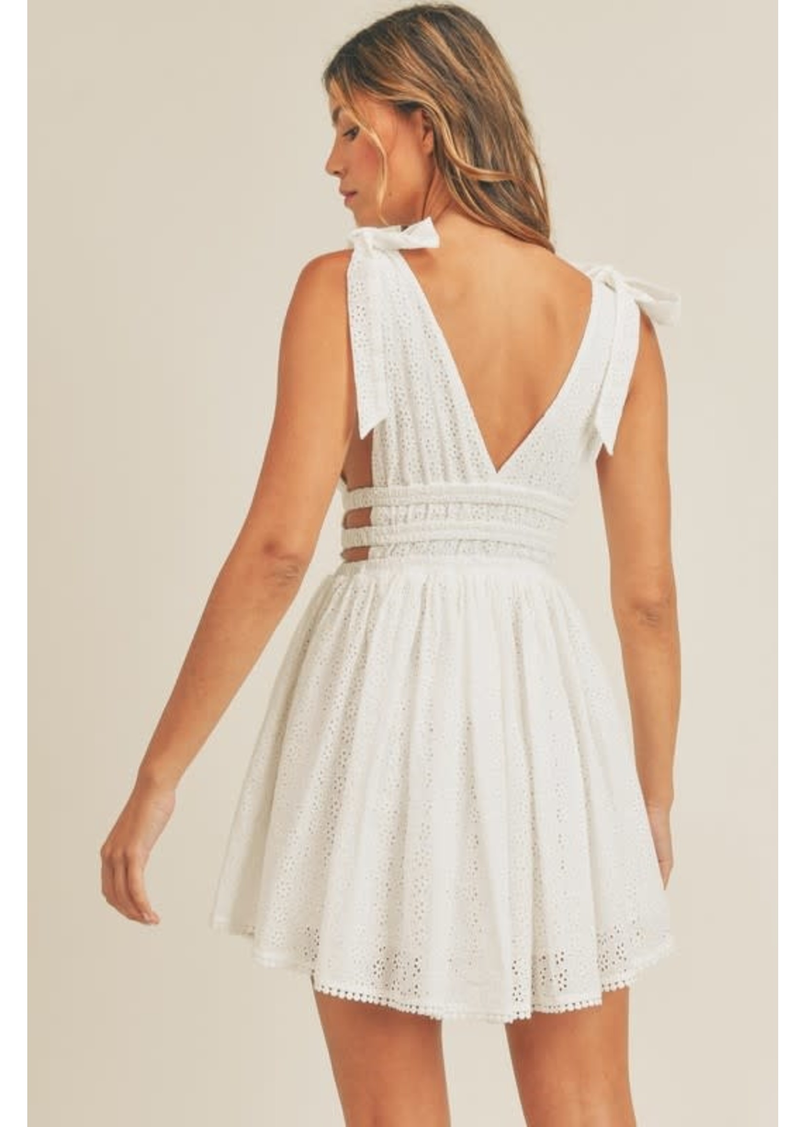 EM & ELLE Khloe Eyelet Dress