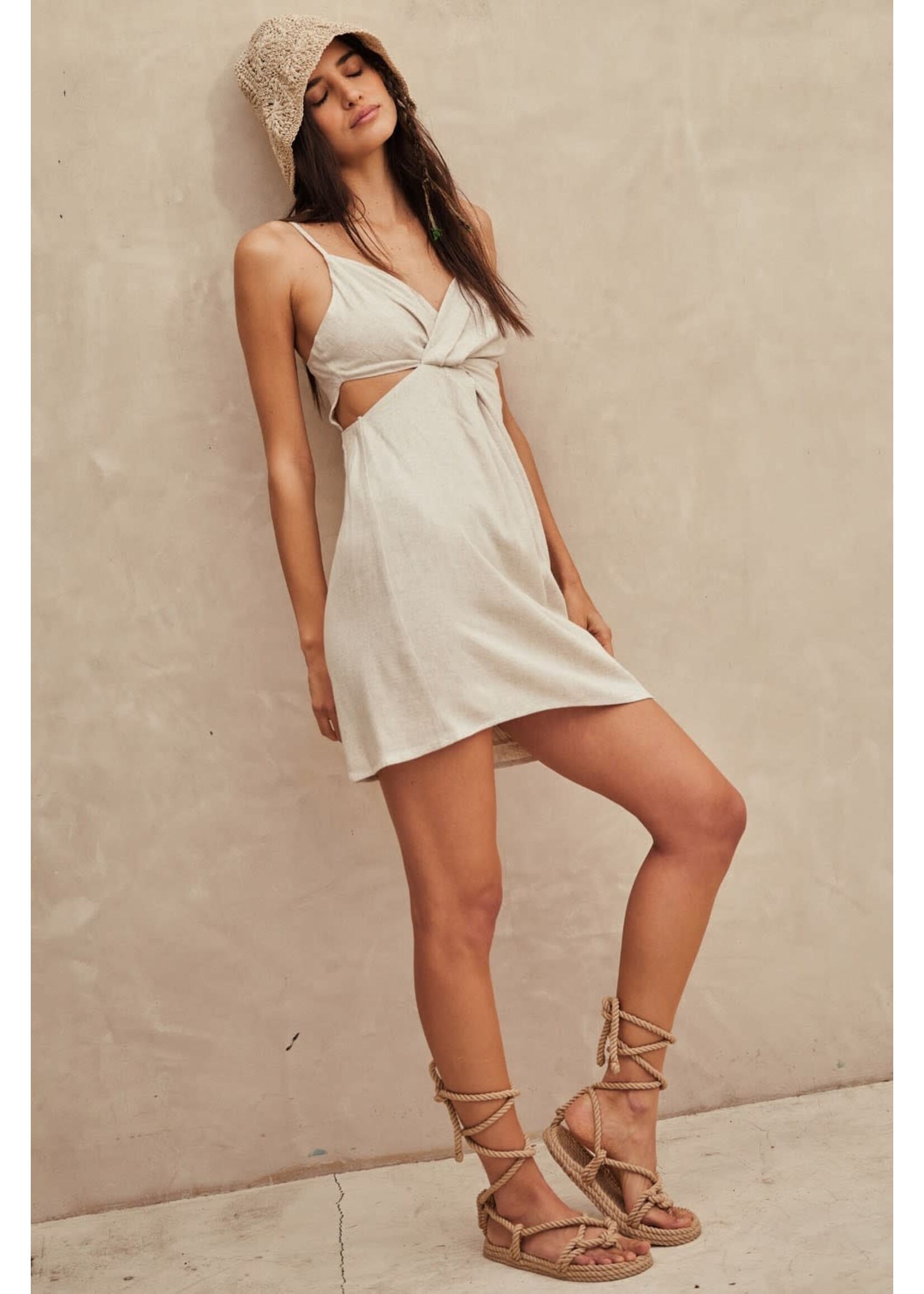 EM & ELLE Amalie Surplice Dress