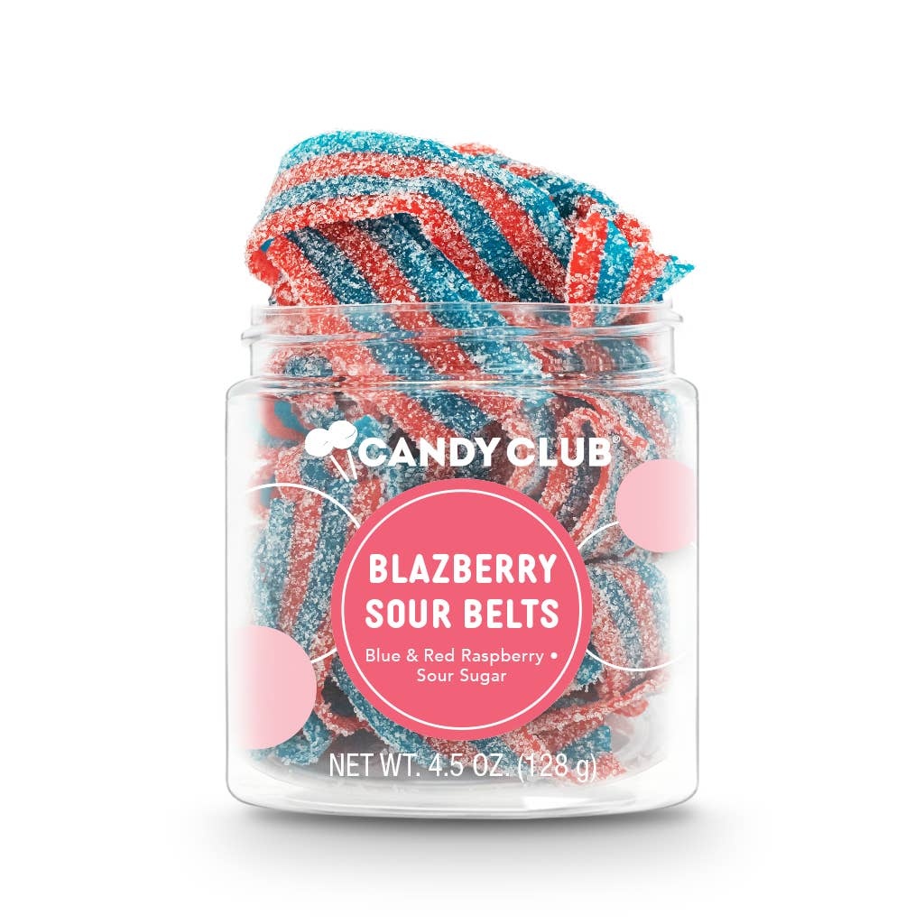 Candy Club Blazberry Sour Belts