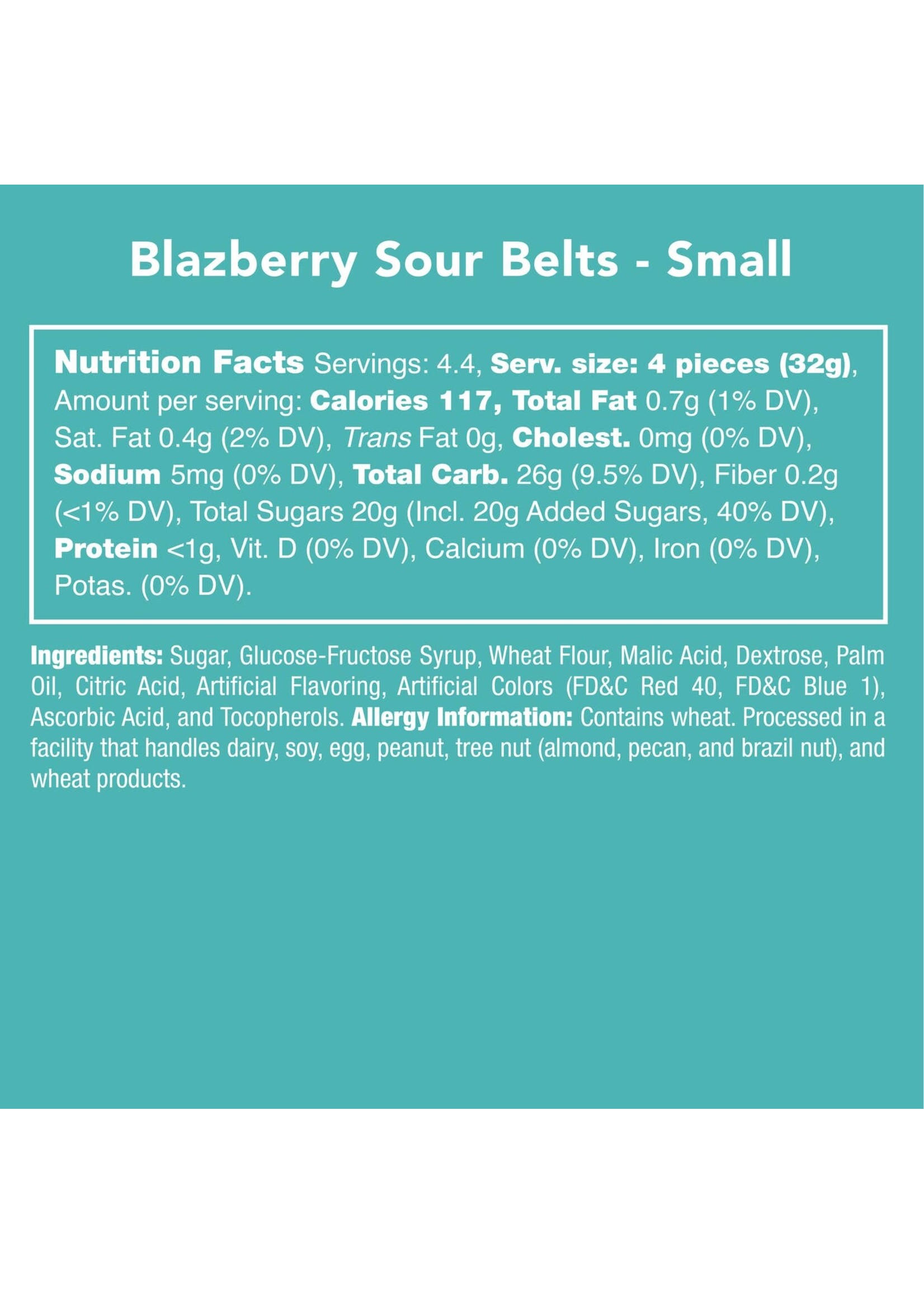Candy Club Blazberry Sour Belts