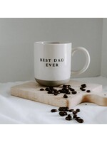 Best Dad Ever - Cream Stoneware Coffee Mug - 14 oz