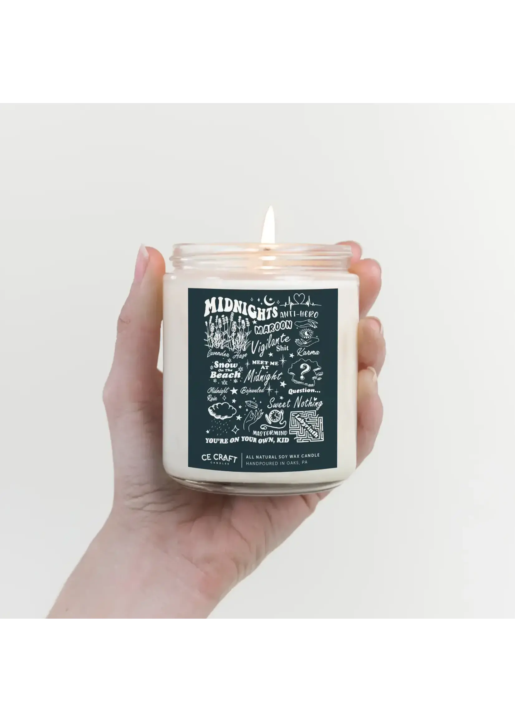 Midnights Tracklist Candle Apple + Mahogany