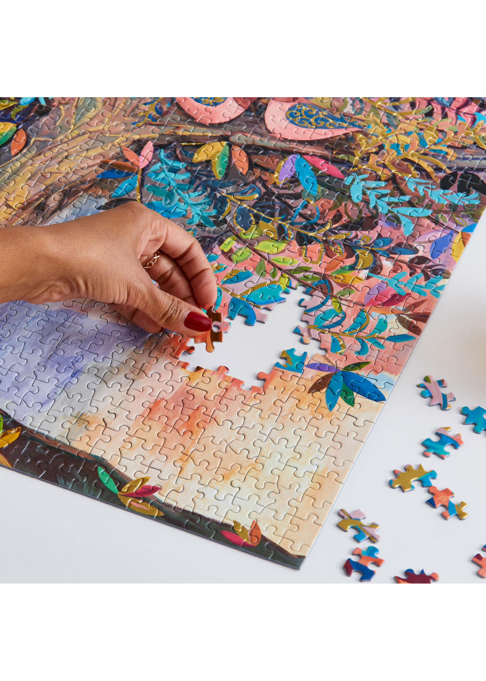 Illumination Tree Gold Foil | 1000 Piece Jigsaw Puzzle