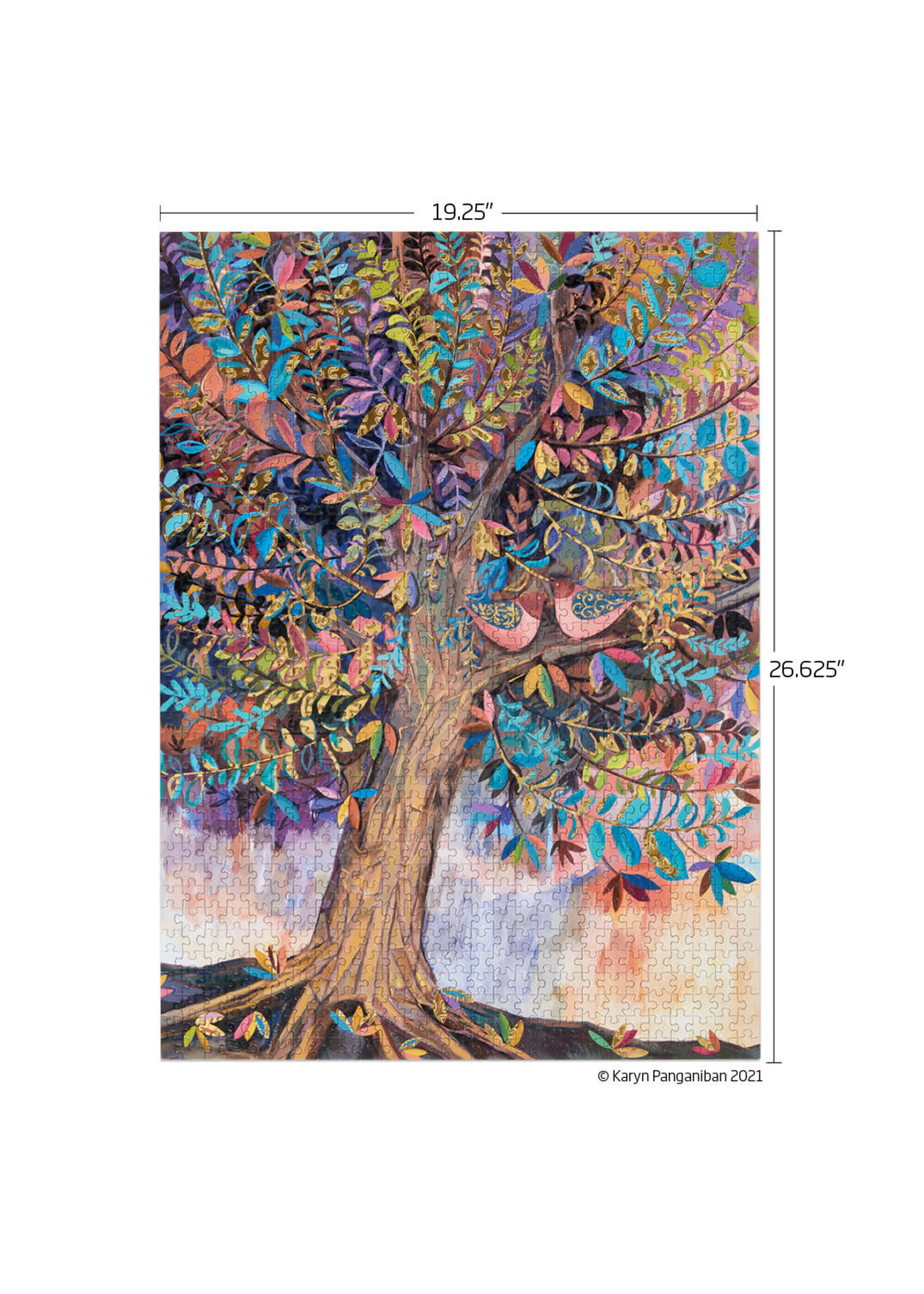 Illumination Tree Gold Foil | 1000 Piece Jigsaw Puzzle