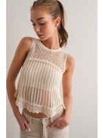 EM & ELLE Bella Gauge Knit Tank