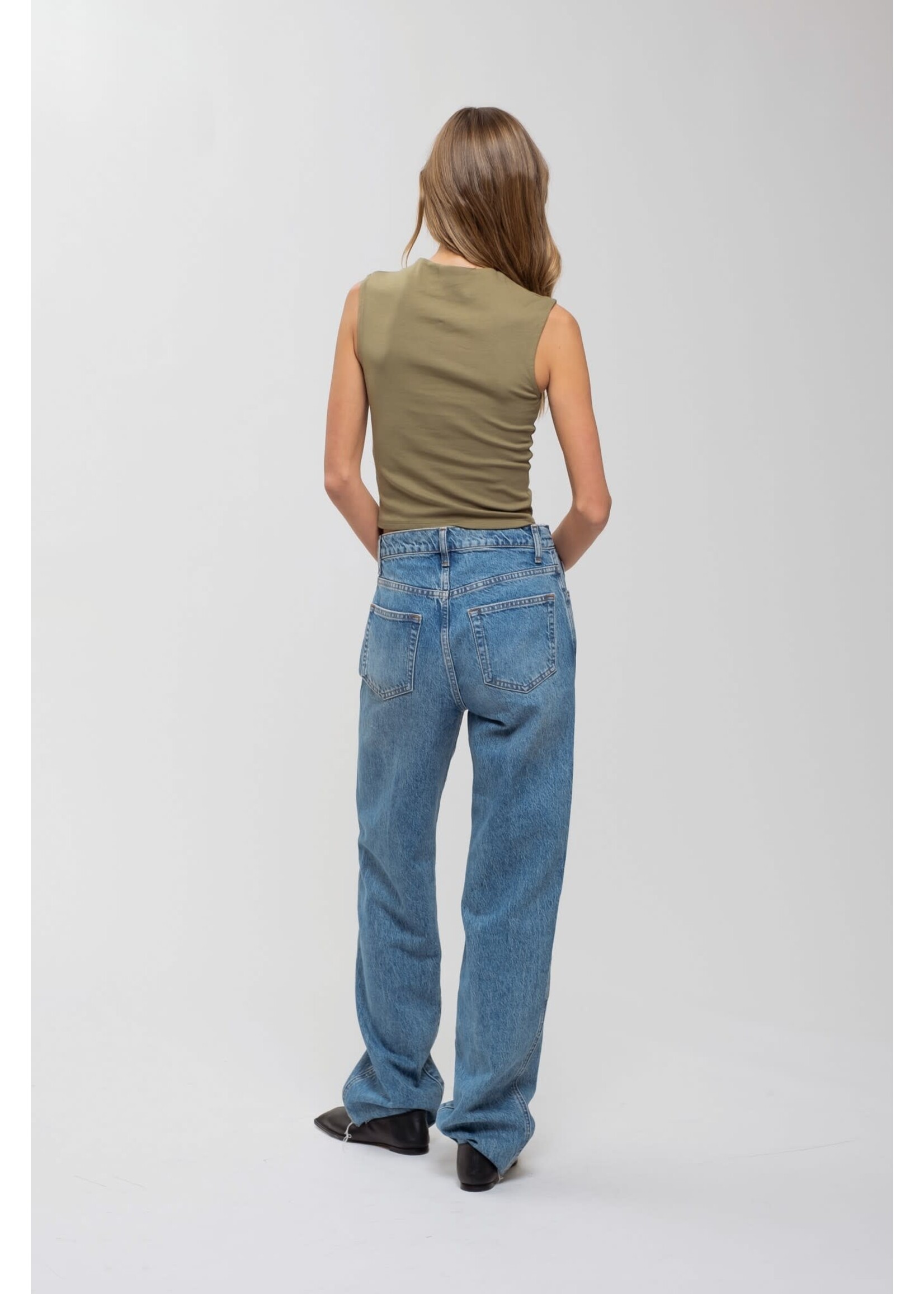 EM & ELLE Dawson Mock Neck Tank