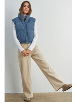 EM & ELLE Cordurouy Puffer Vest