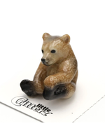 Bernie Brown Bear Cub Porcelain Miniature