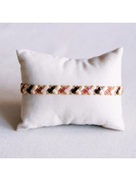 Braided Tila Bead Bracelet - Nude Colors