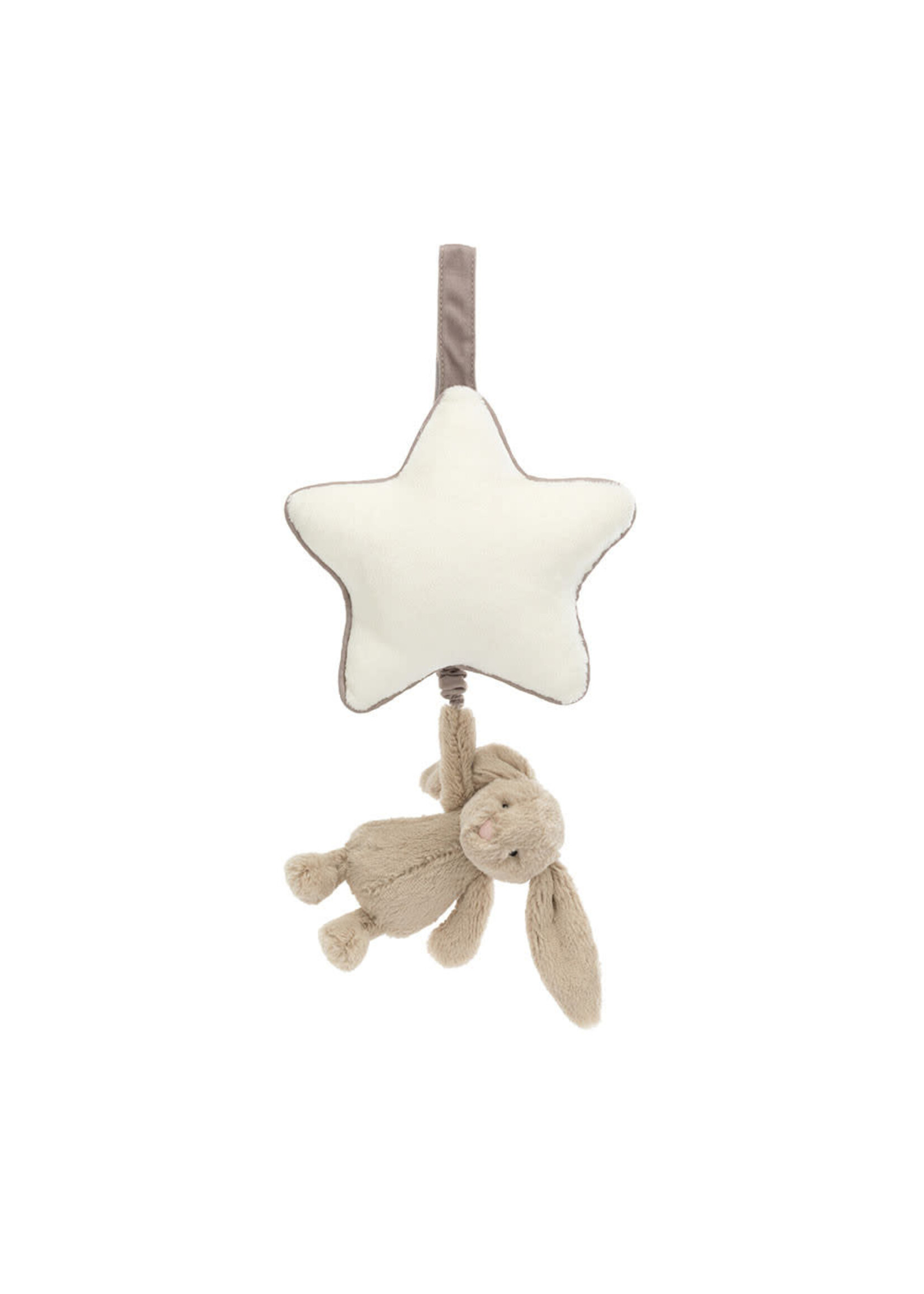 Jellycat Bashful Beige Bunny Musical Pull