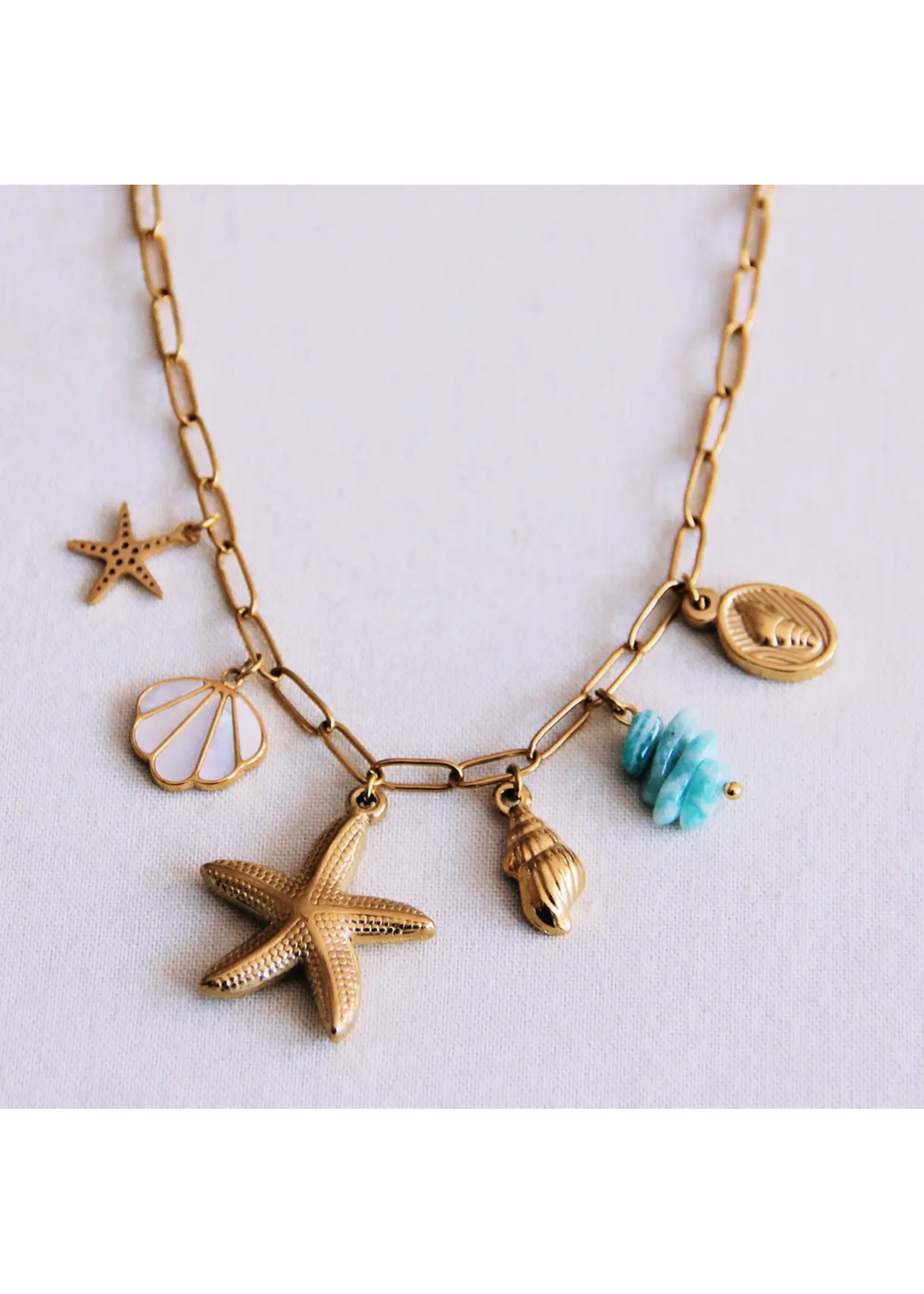 Charm Necklace "Ocean Breeze"