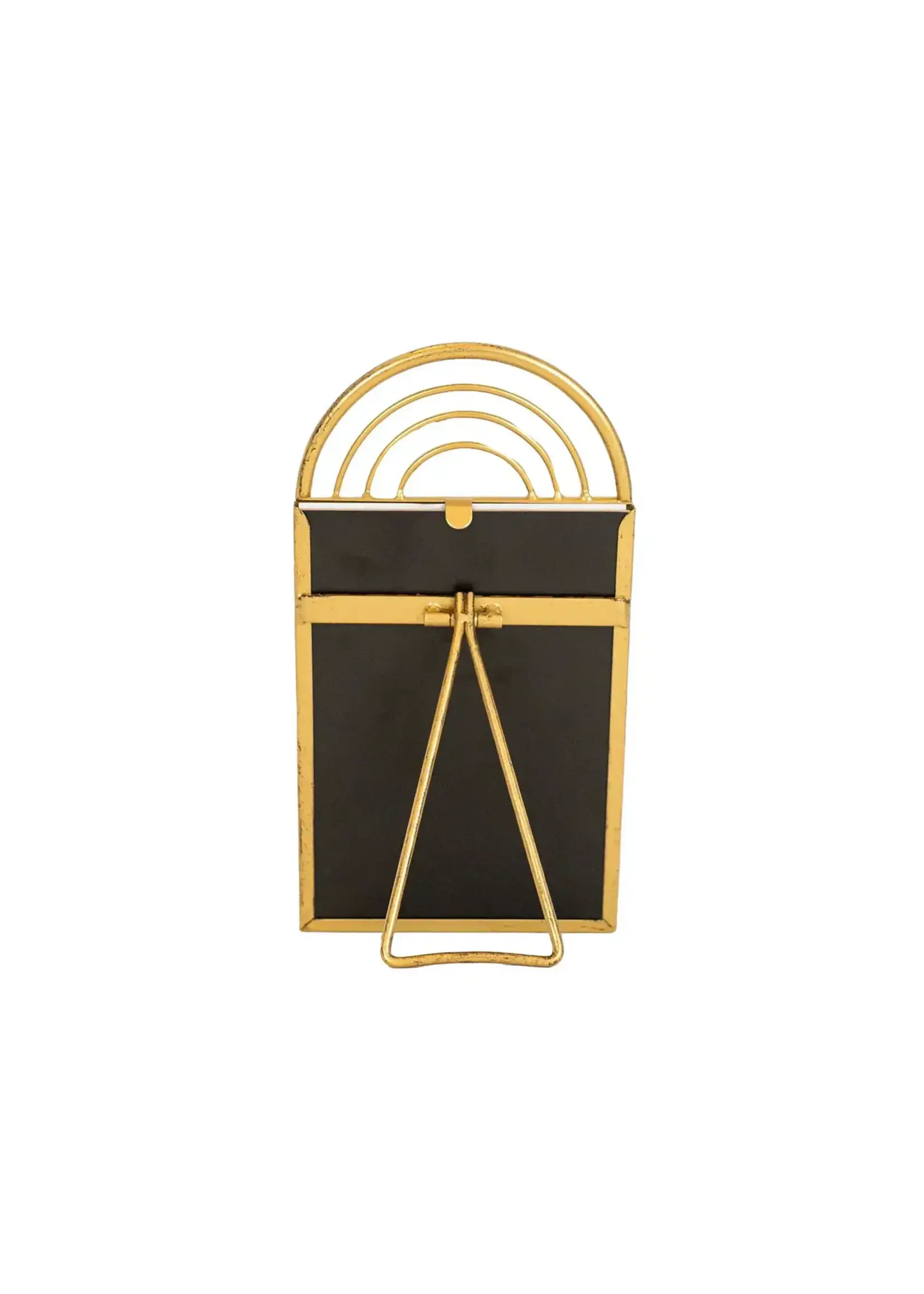 Faye 5x7 Photo Brass Arched Picture Frame Metal