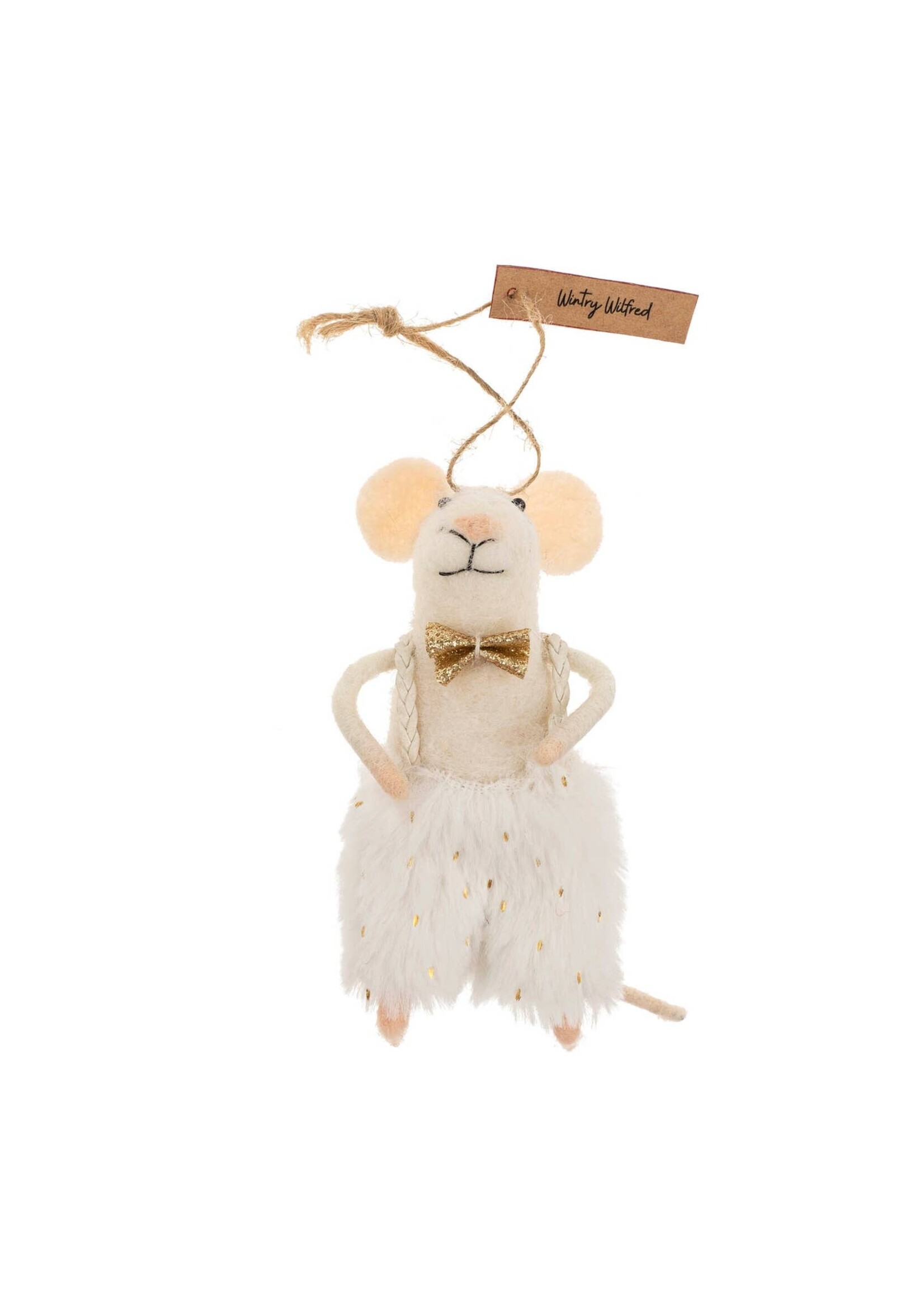 Wintry Wilfred Mouse Holiday Ornament