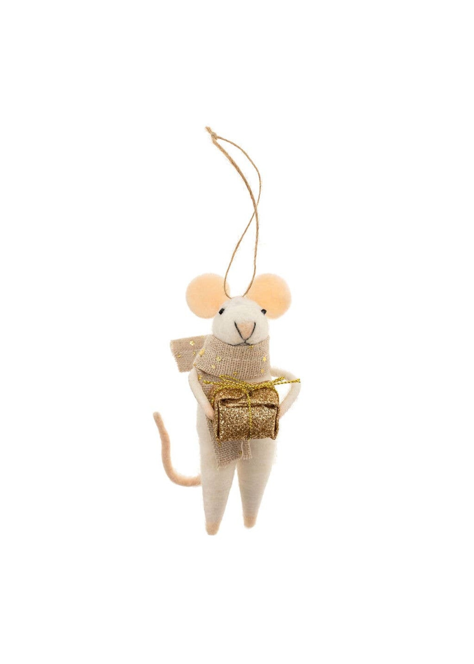 Generous Georgina Mouse Holiday Ornament