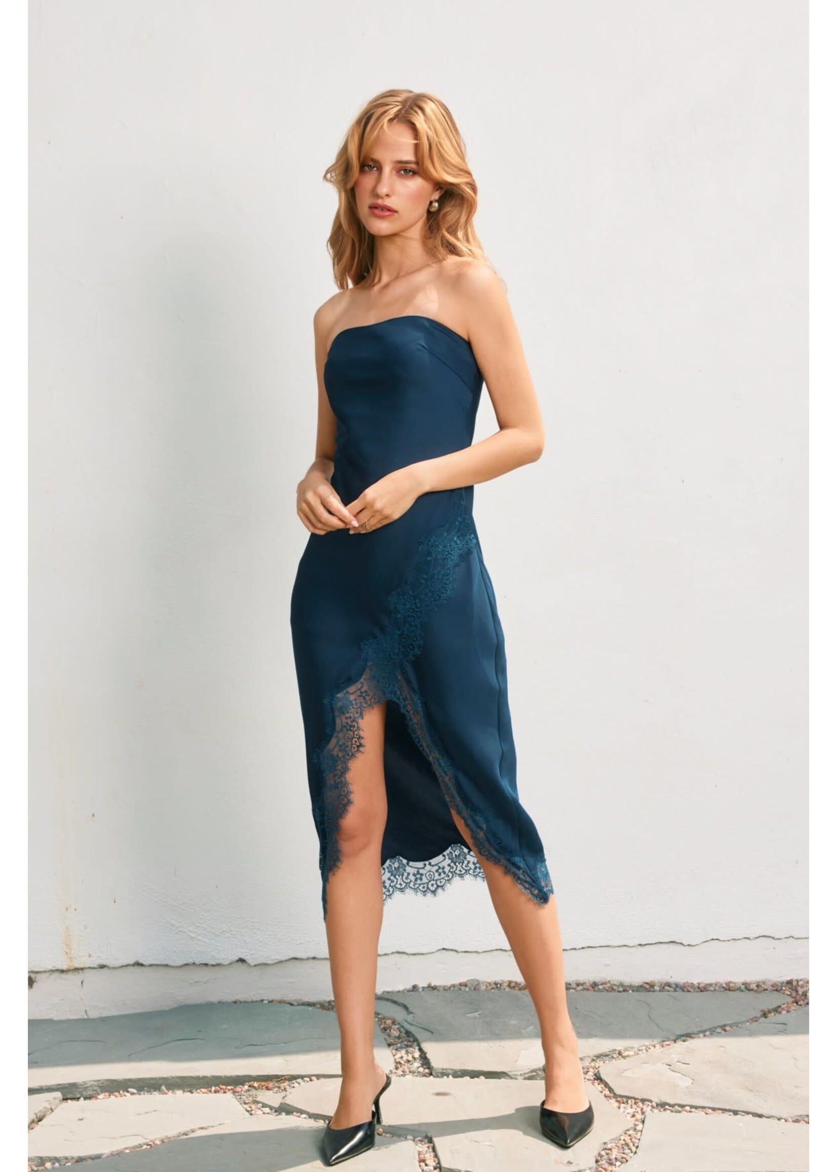 EM & ELLE Ezra Strapless Dress