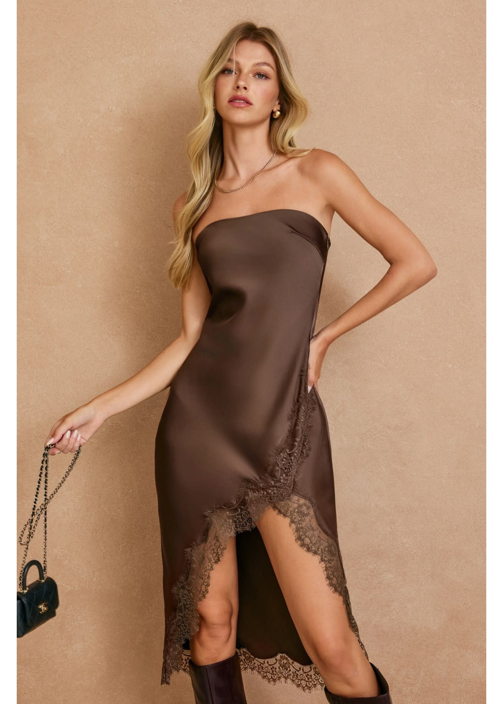 EM & ELLE Ezra Strapless Dress