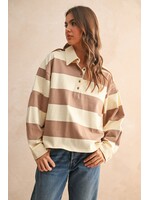 EM & ELLE Evelyn Rugby Stripe Top