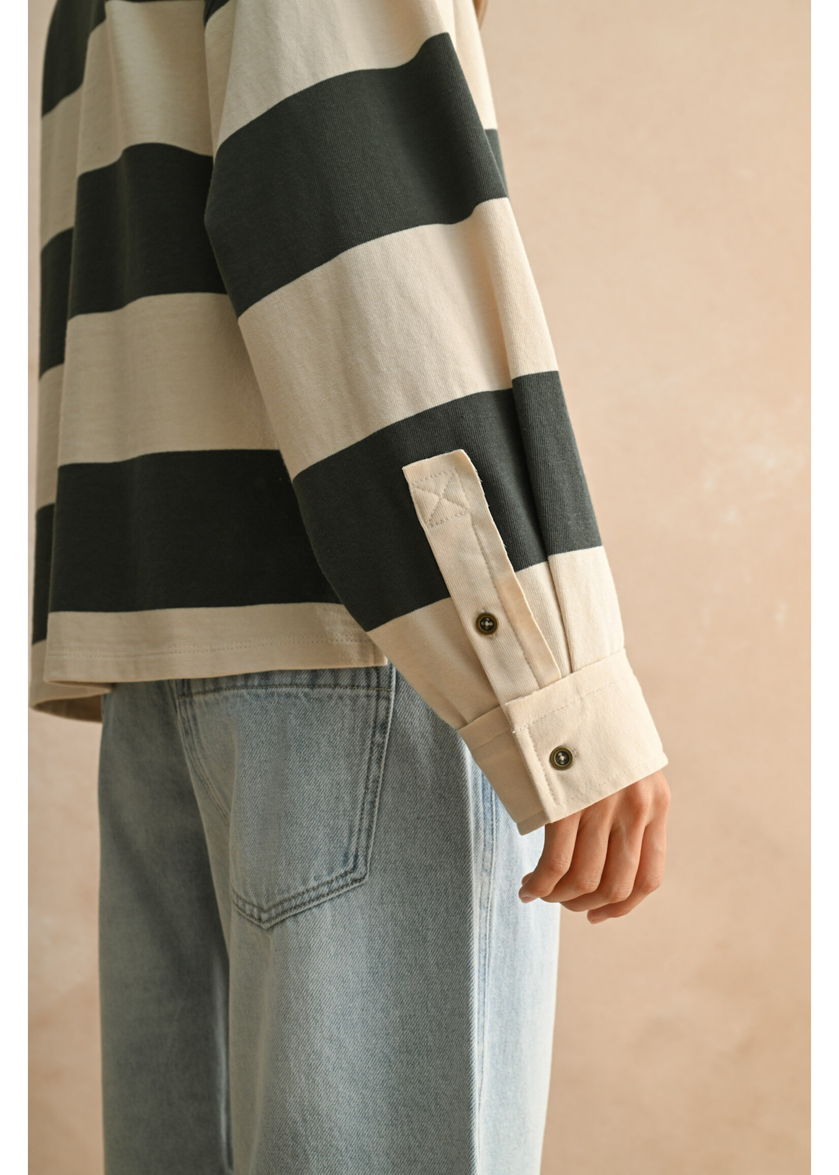 EM & ELLE Evelyn Rugby Stripe Top