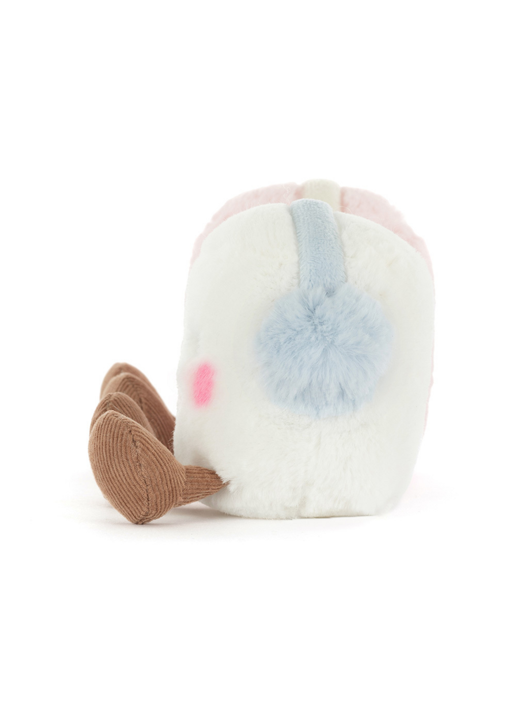 Jellycat Amuseables Toastie Pink and White Marshmallows