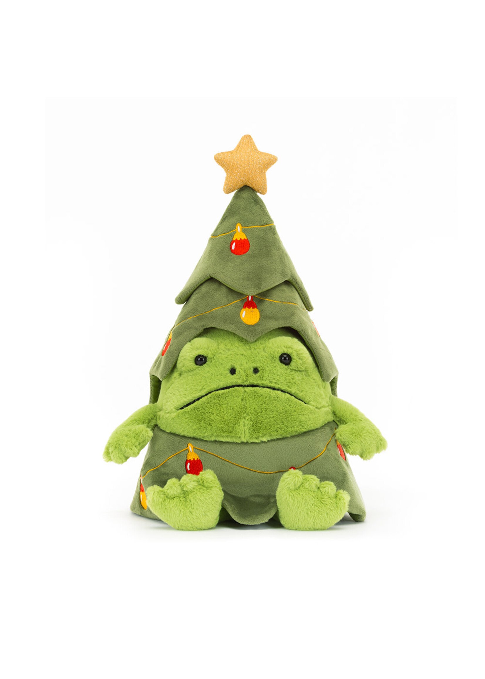 Jellycat Christmas Tree Ricky Rain Frog