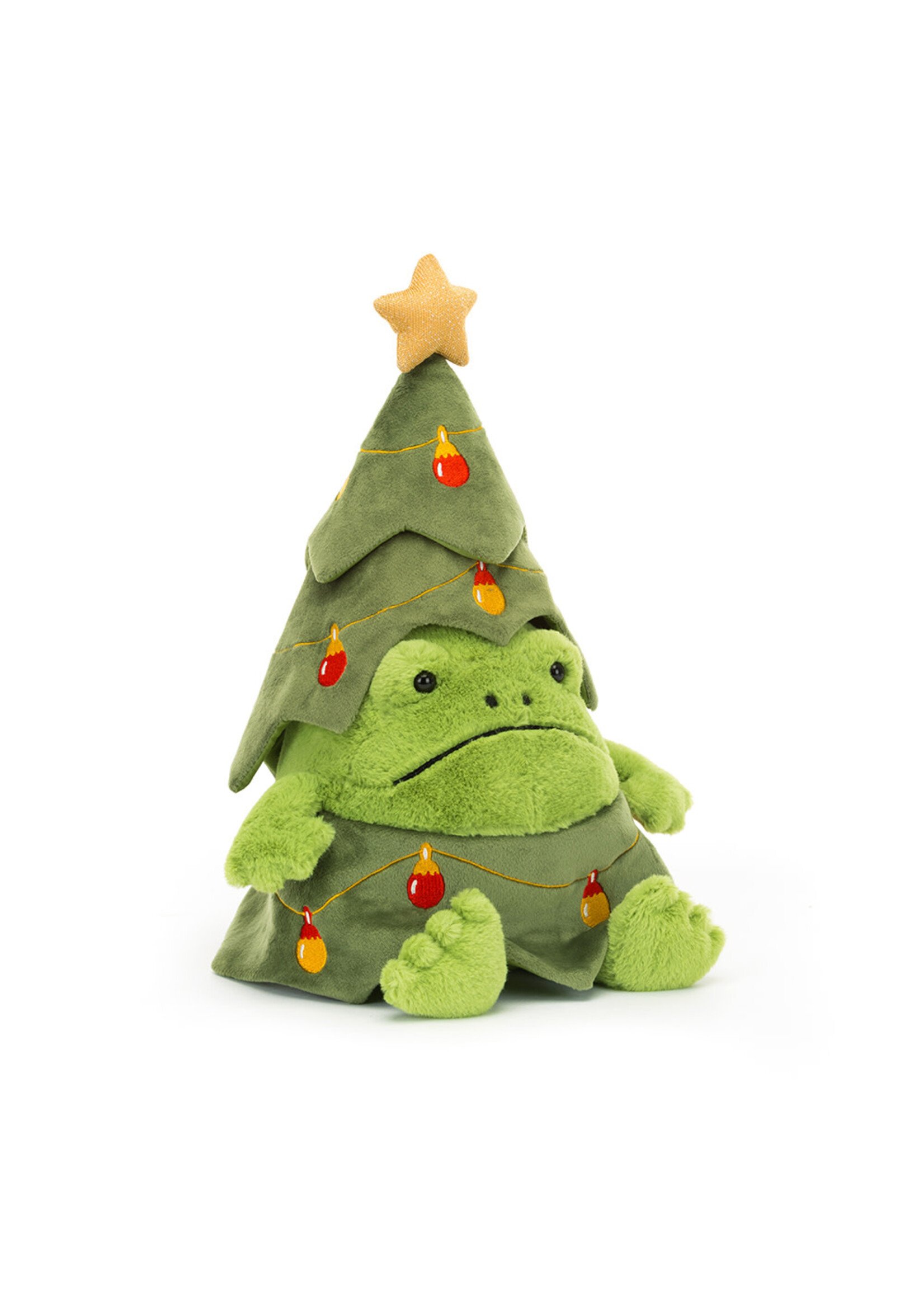 Jellycat Christmas Tree Ricky Rain Frog