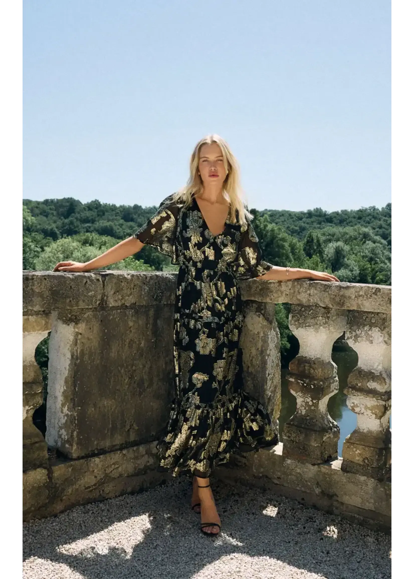 Z Supply Kiera Jacquard Maxi Dress