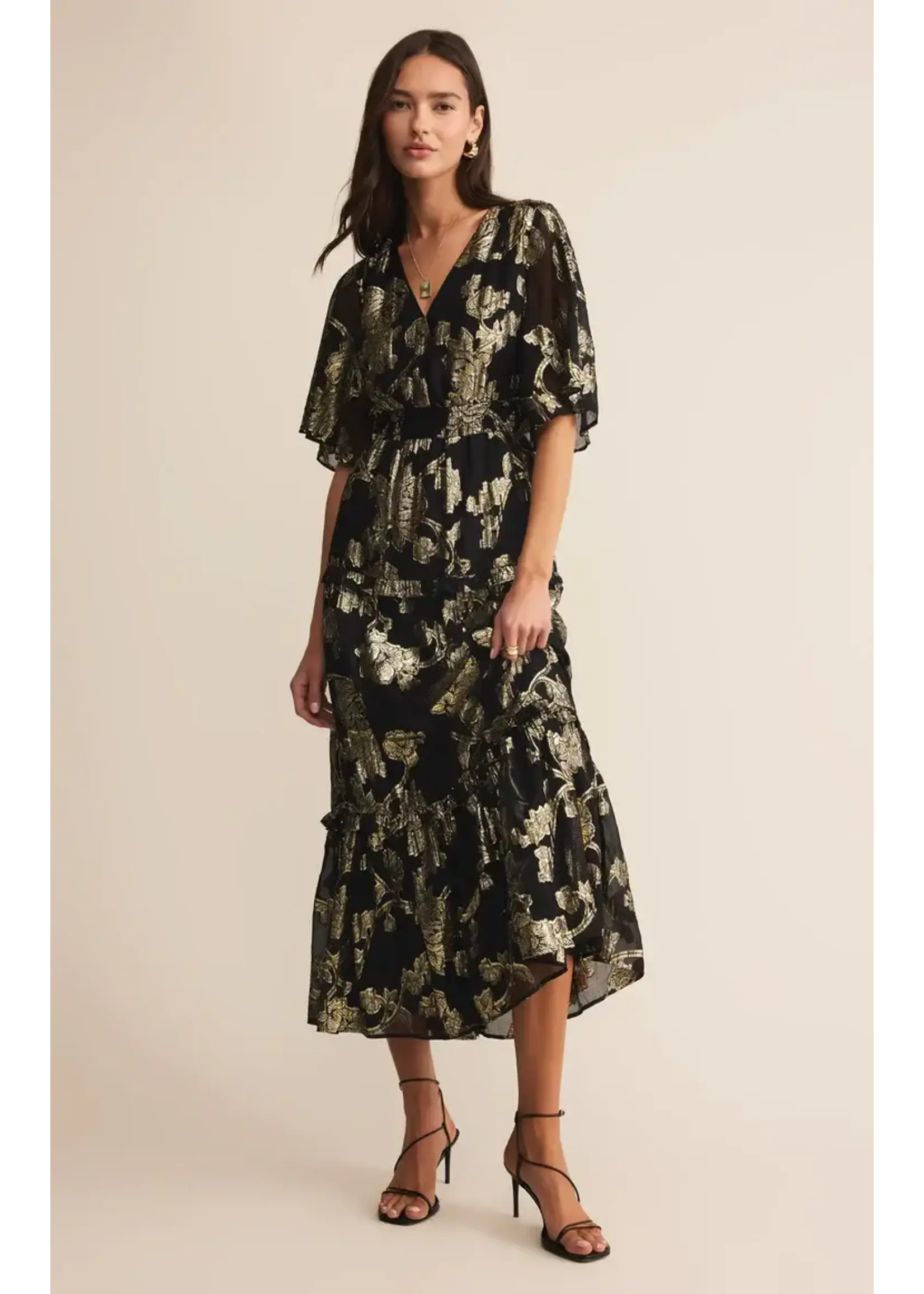 Z Supply Kiera Jacquard Maxi Dress