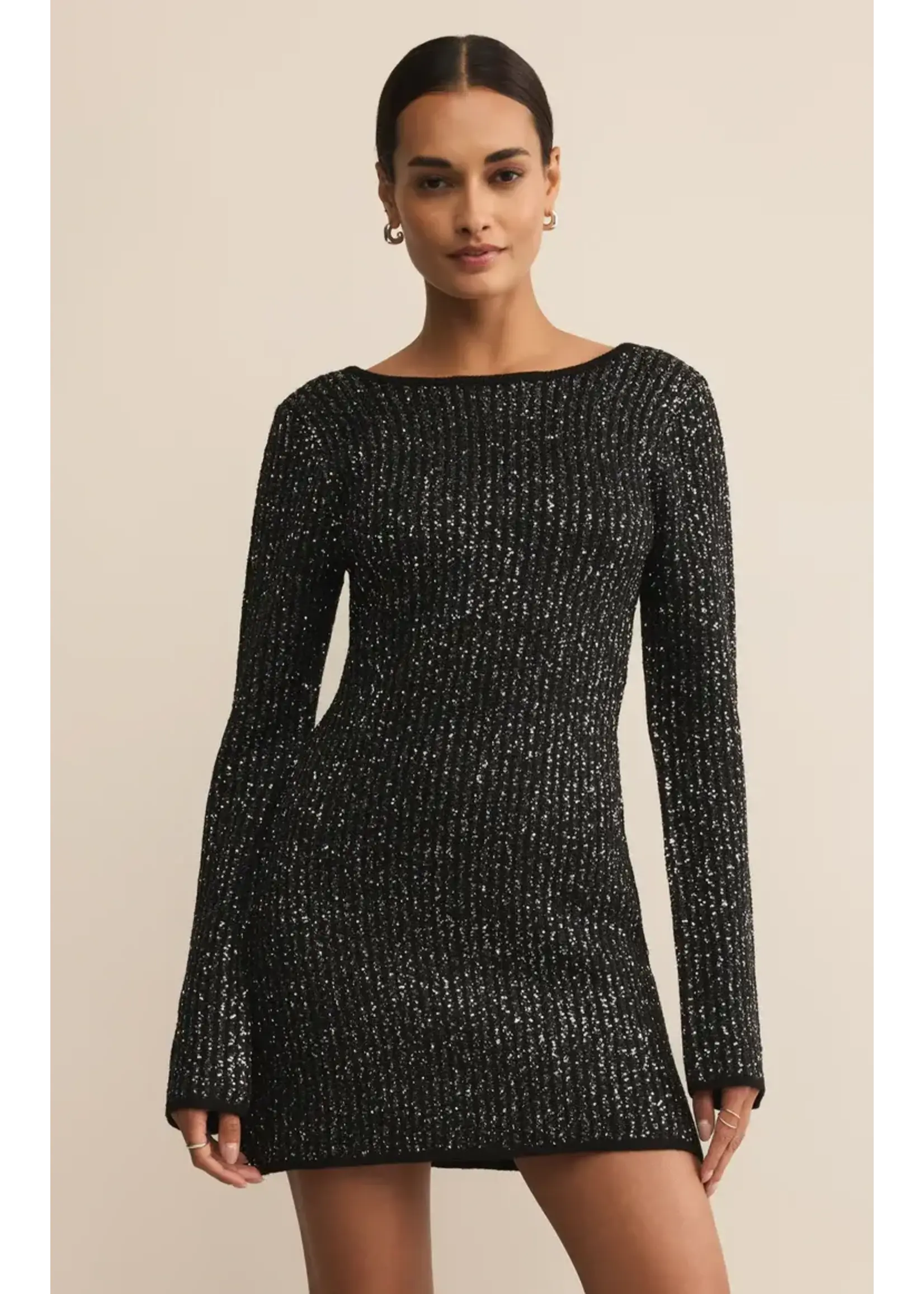 Z Supply La Marca Sequin Mini Dress