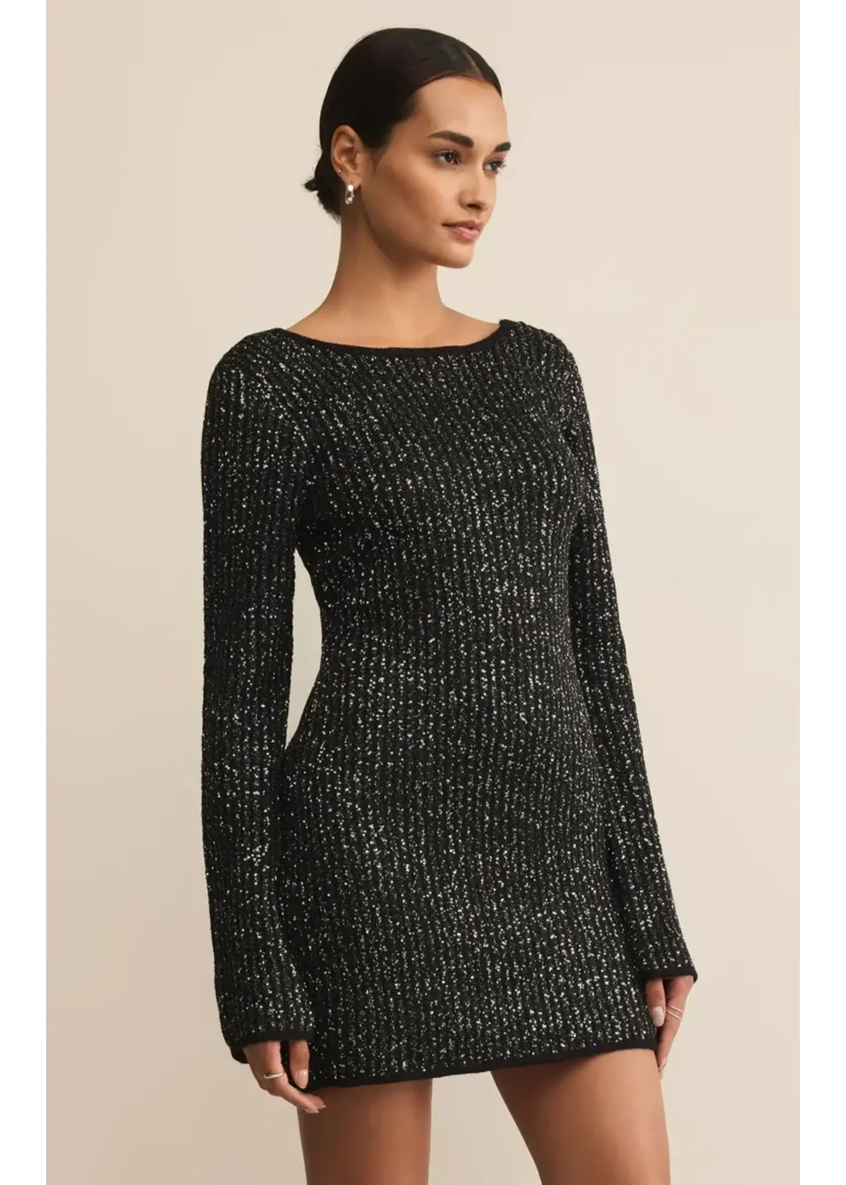 Z Supply La Marca Sequin Mini Dress