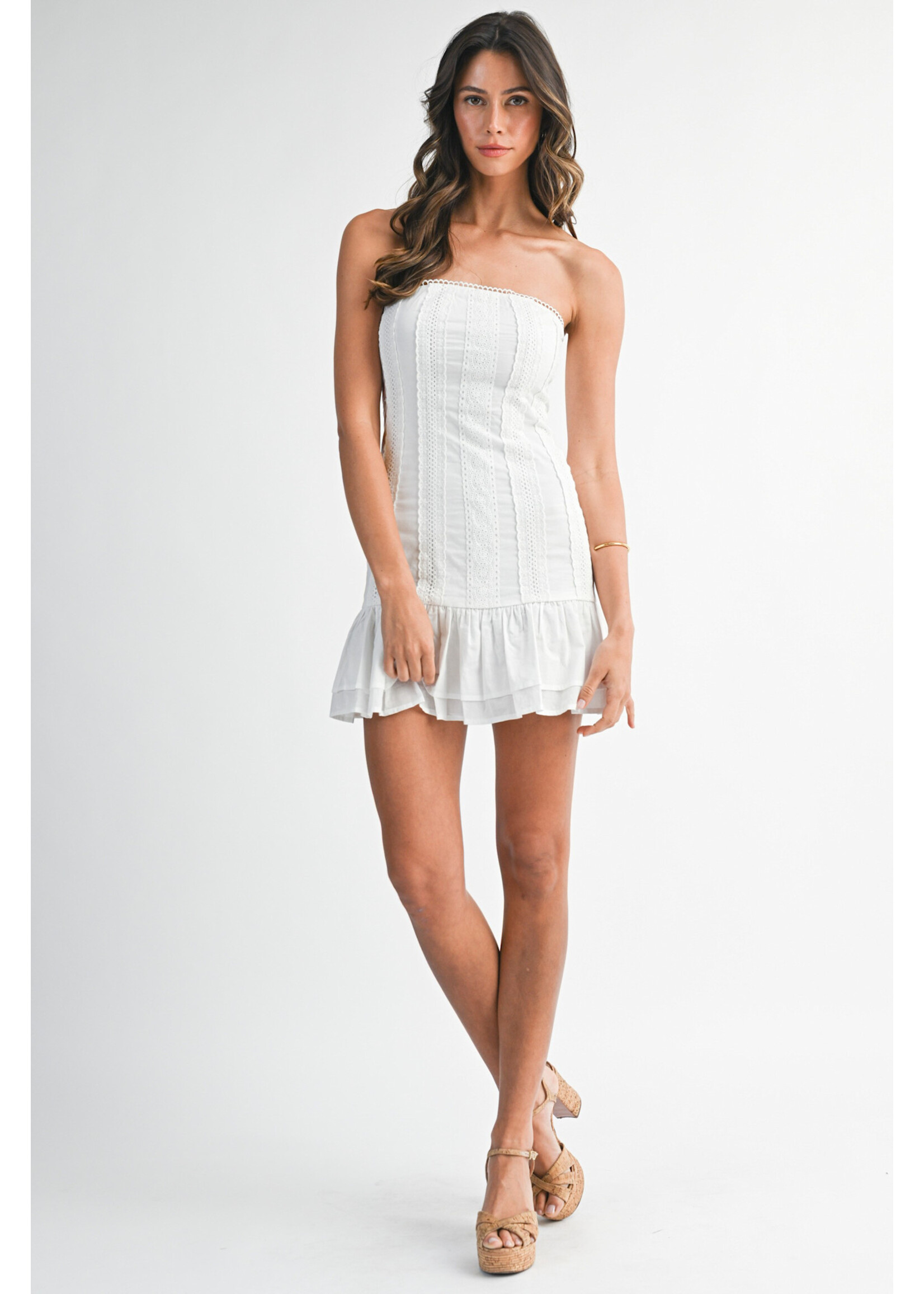 EM & ELLE Colby Strapless Dress