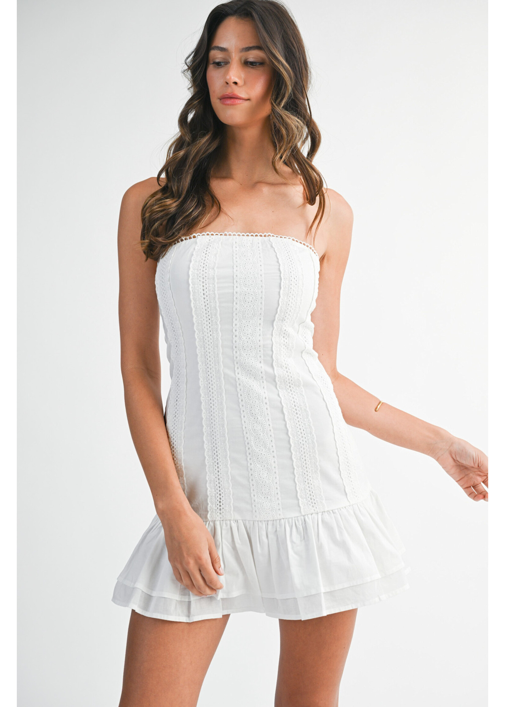 EM & ELLE Colby Strapless Dress