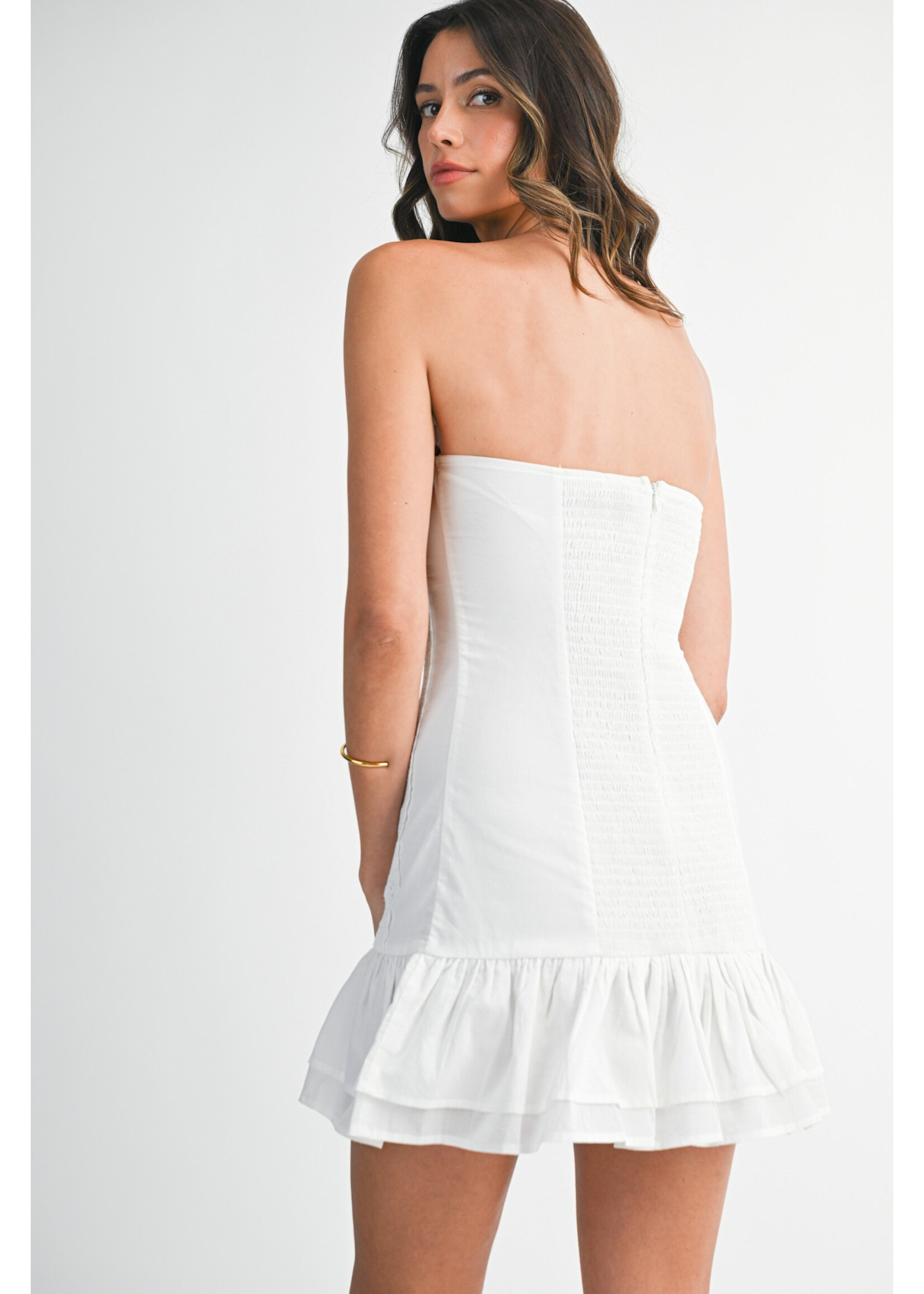 EM & ELLE Colby Strapless Dress