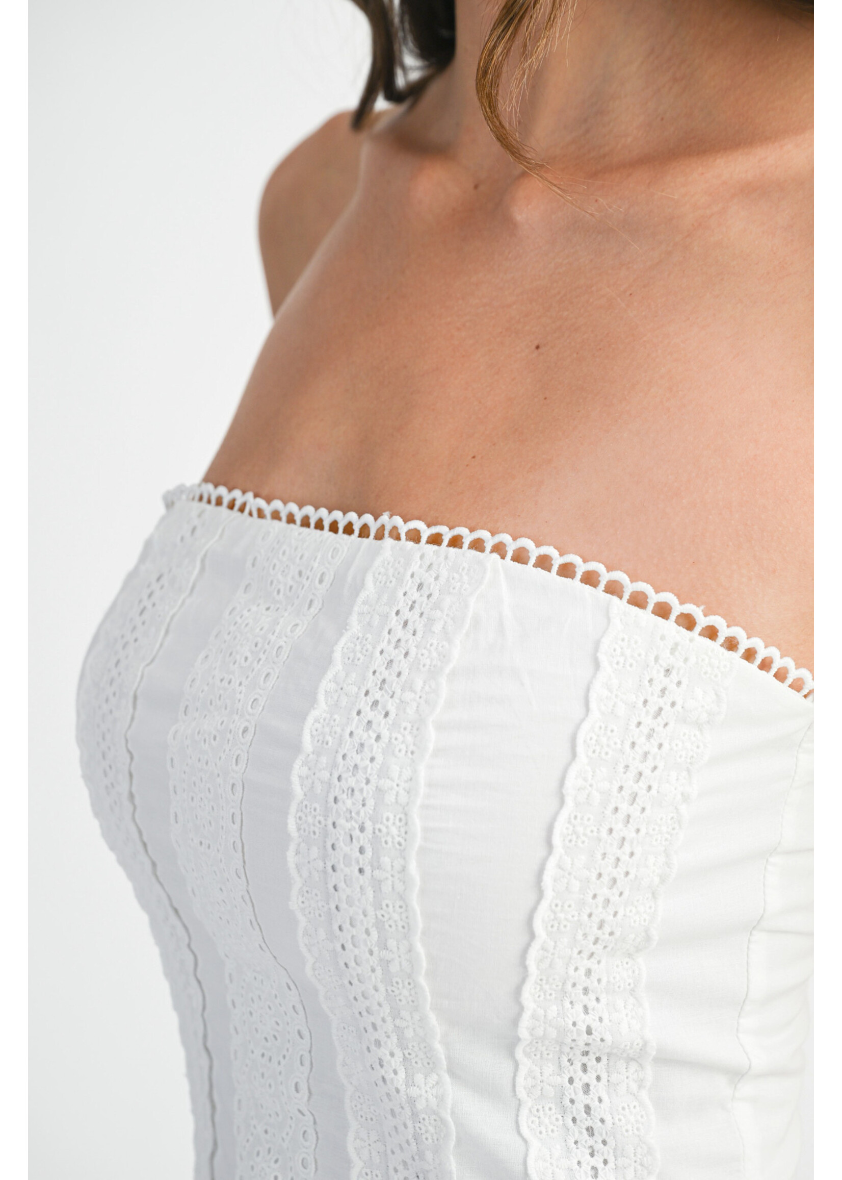 EM & ELLE Colby Strapless Dress